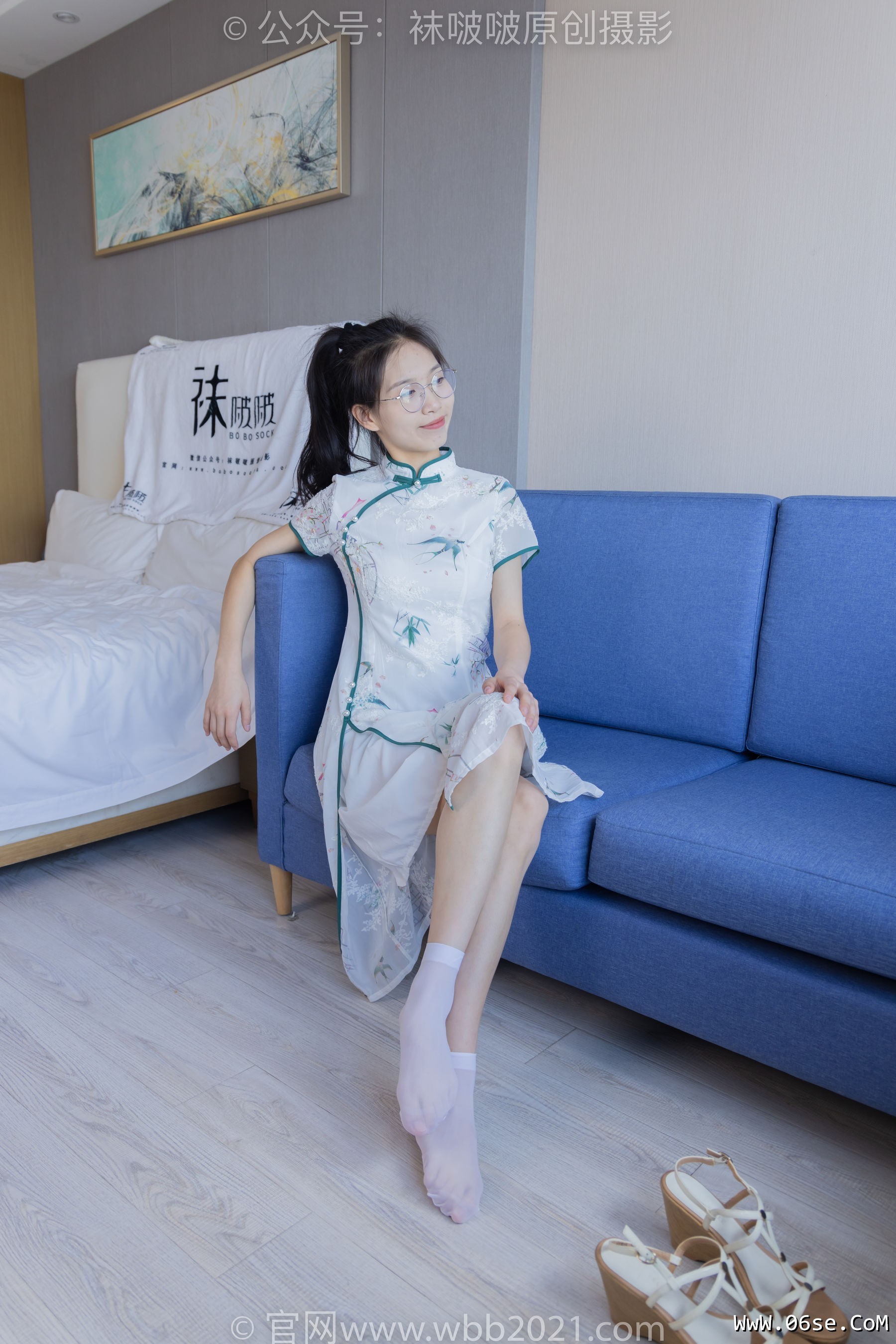 图片[137]-BoBoSocks袜啵啵 No.371 芝士 -平底鞋、高跟凉鞋、厚白丝小腿袜、短白丝[140P]-六色网