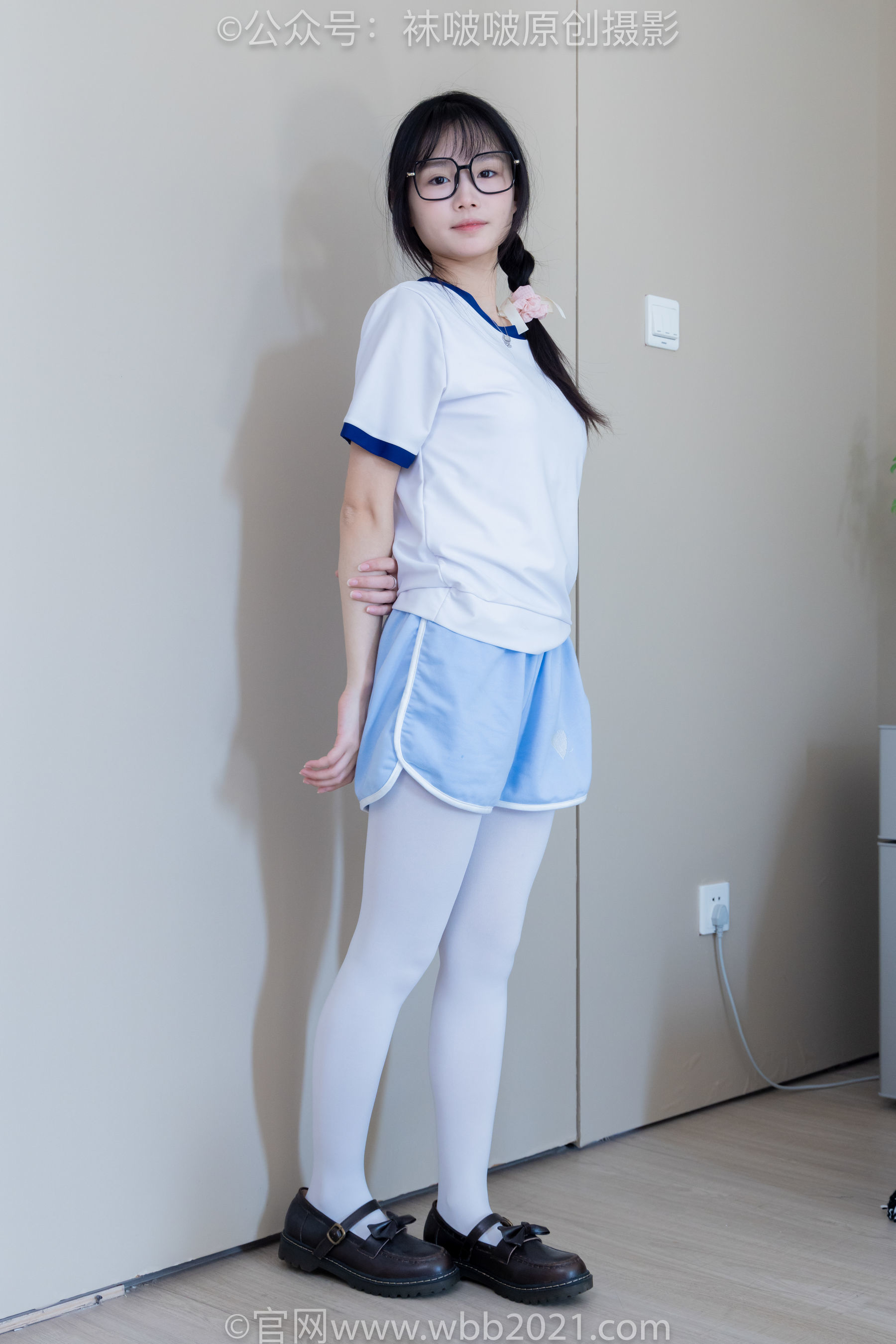 图片[124]-BoBoSocks袜啵啵 No.325 甜甜圈 -皮鞋、厚白丝[145P]-六色网
