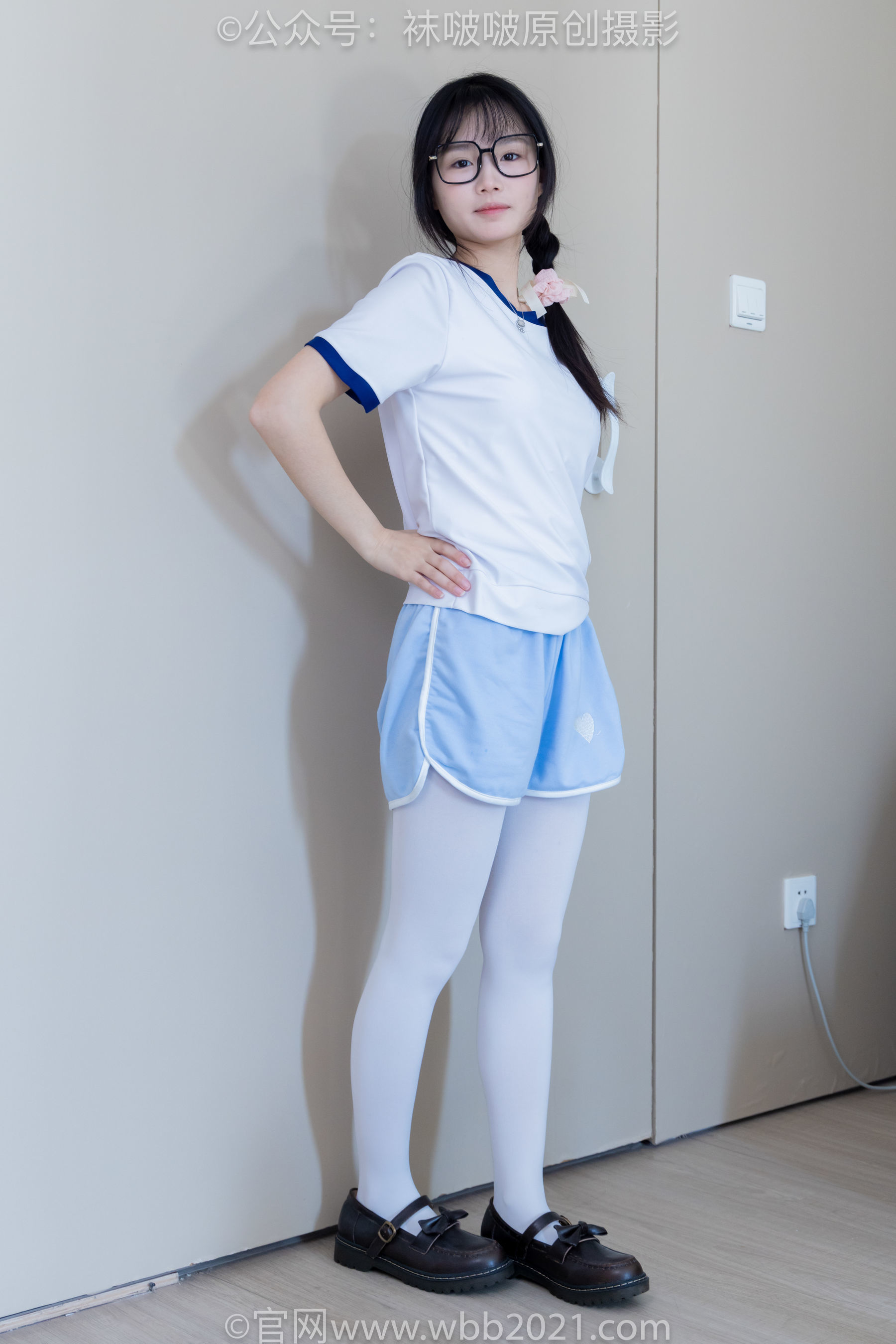 图片[102]-BoBoSocks袜啵啵 No.325 甜甜圈 -皮鞋、厚白丝[145P]-六色网