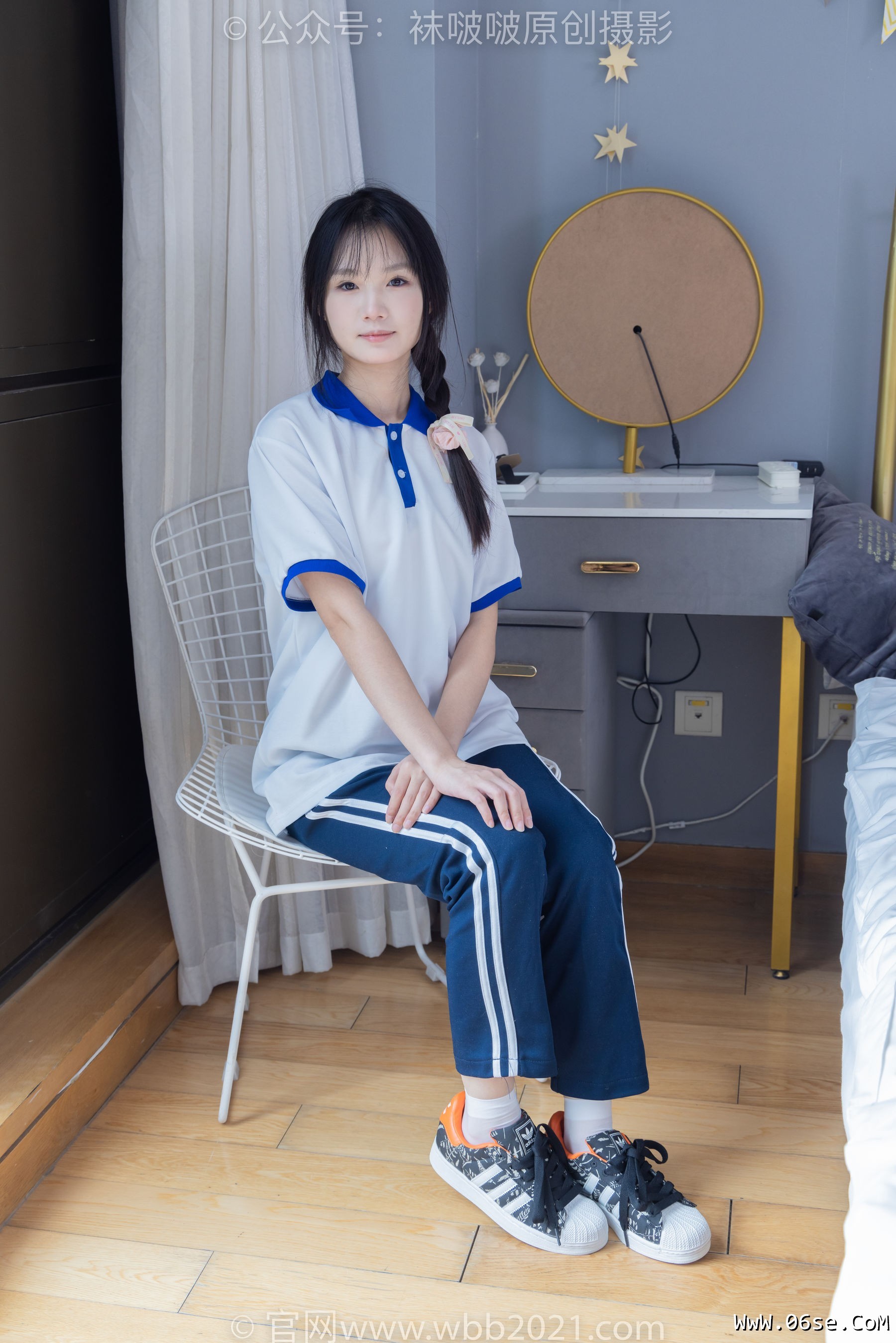 图片[28]-BoBoSocks袜啵啵 No.366 甜甜圈 -三双板鞋、白棉袜、短白丝[150P]-六色网