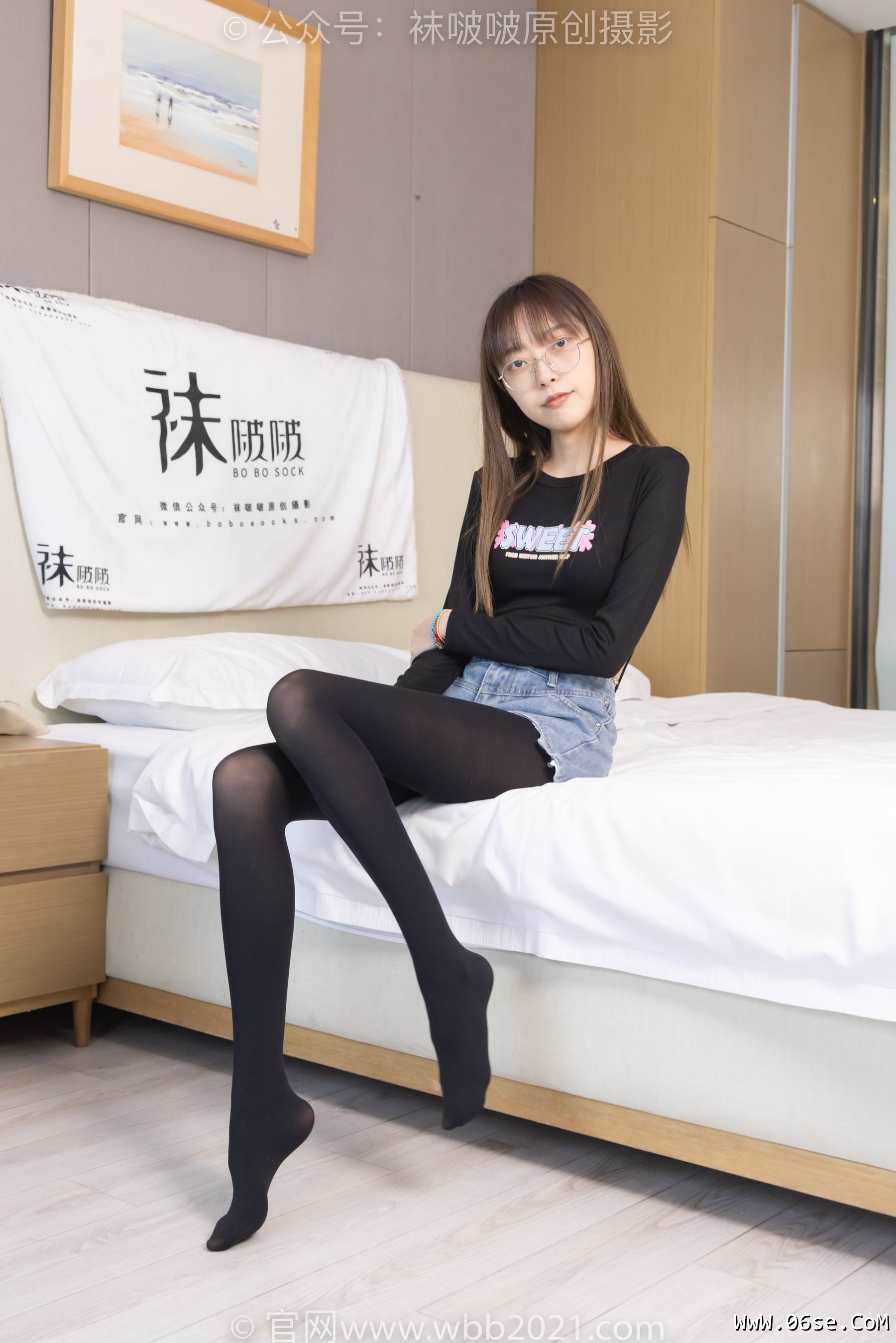 图片[14]-BoBoSocks袜啵啵 No.321 稚予 -高跟鞋、厚黑丝[150P]-六色网
