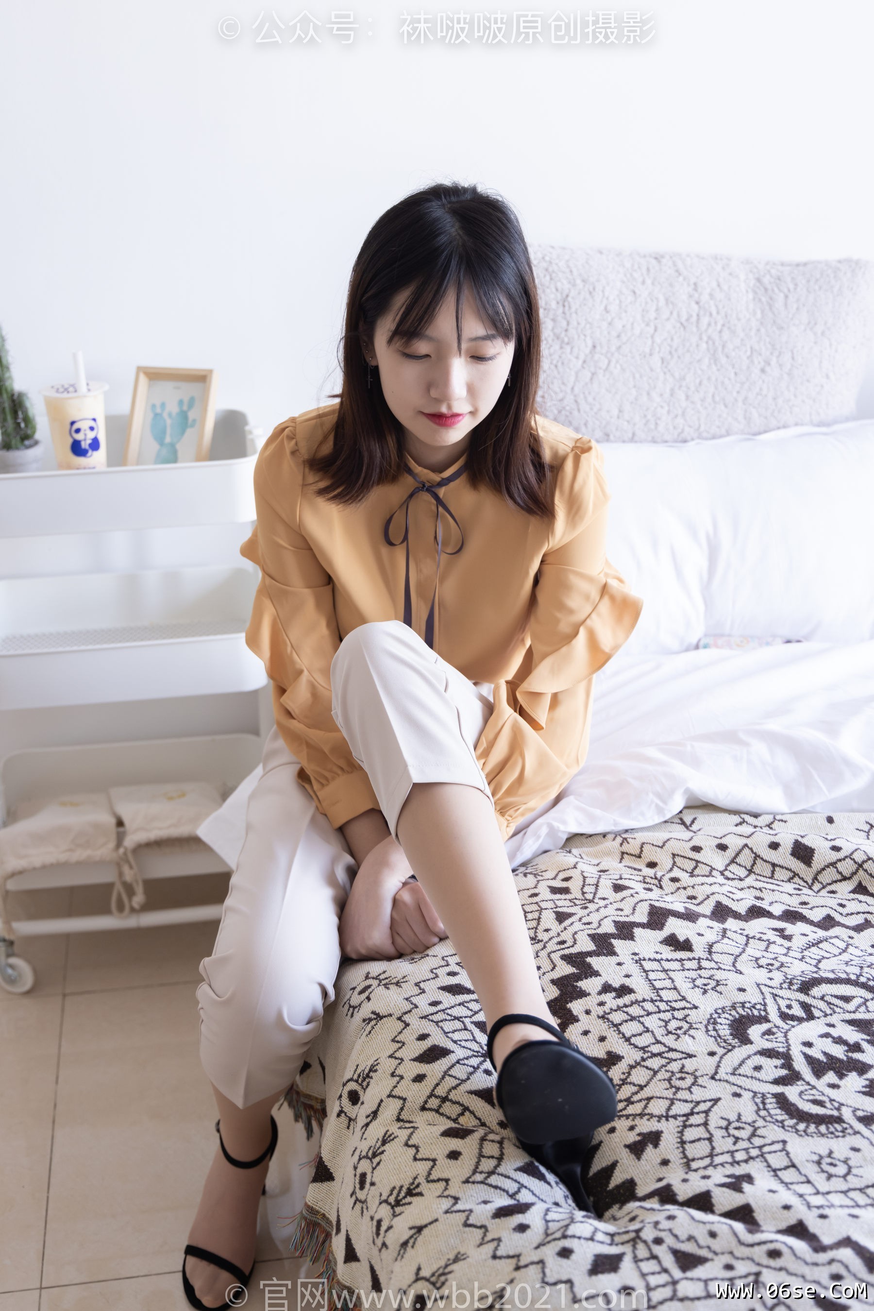 图片[125]-BoBoSocks袜啵啵 No.240 小甜豆-三双高跟鞋、肉丝、裸足[156P]-六色网