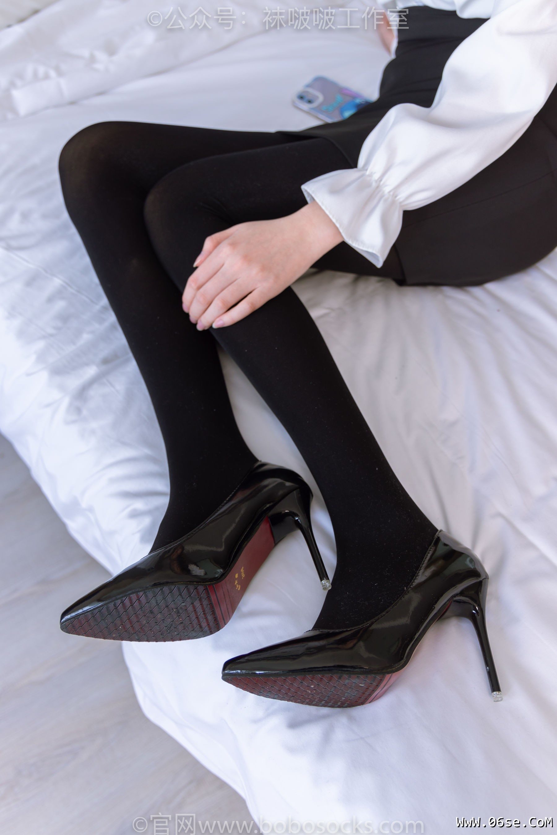 图片[48]-BoBoSocks袜啵啵 No.090 小甜豆-高跟鞋、厚黑丝[140P]-六色网