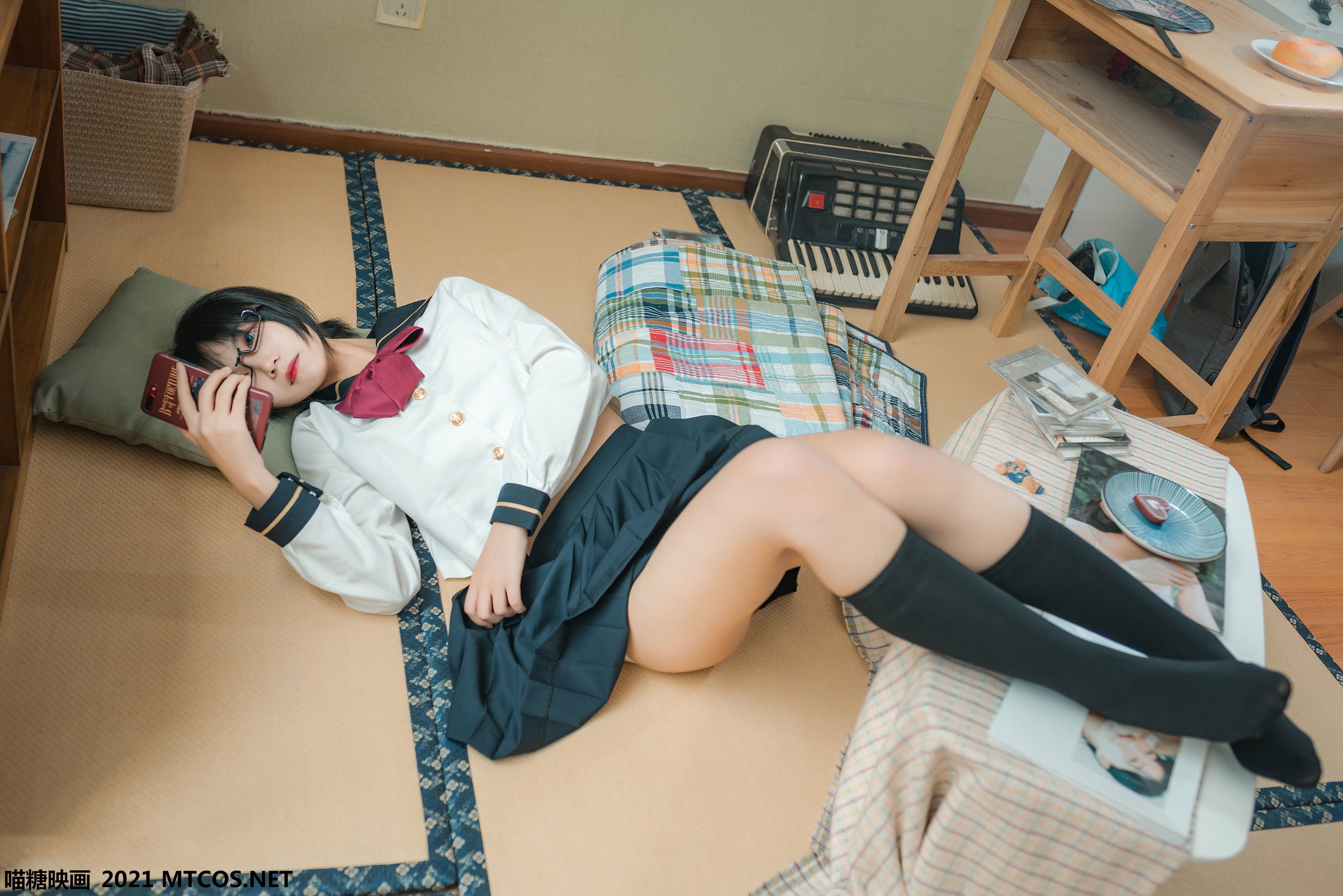 图片[18]-喵糖映画 VOL.459 慵懒的JK [29P]-六色网