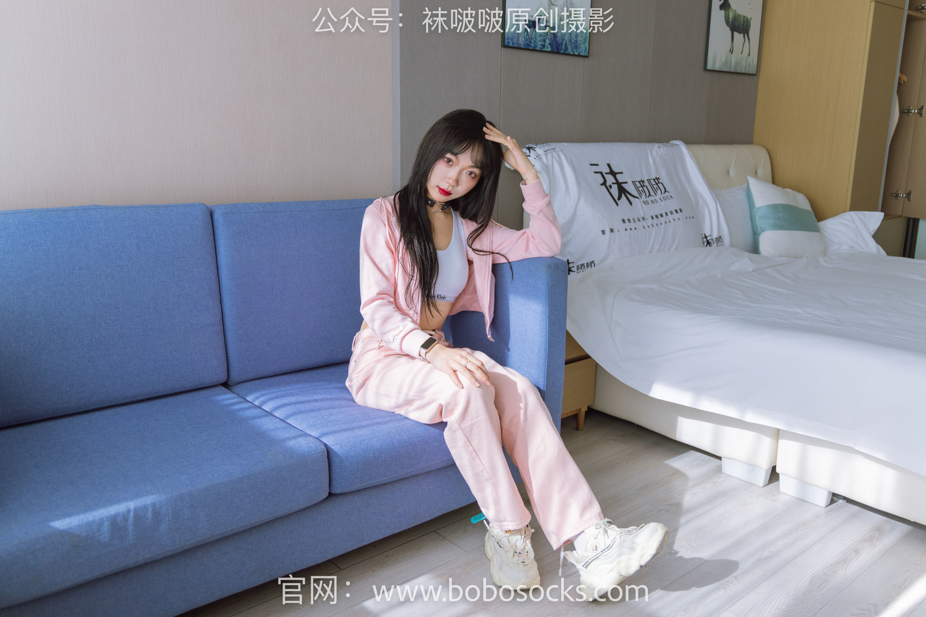 图片[54]-BoBoSocks袜啵啵 No.141 周周-运动鞋、白棉袜、裸足[140P]-六色网