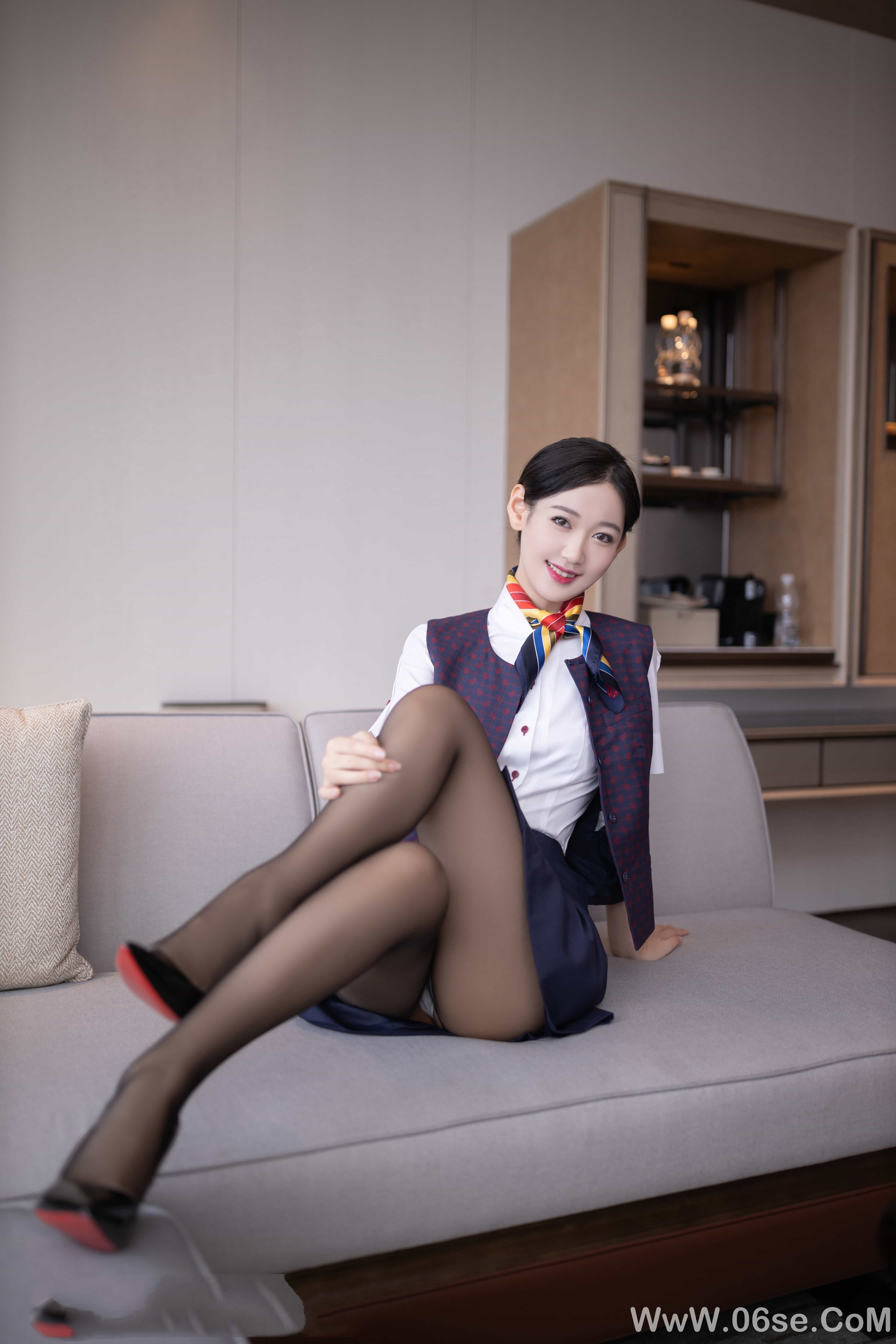 图片[56]-唐安琪国航空姐原版写真[89P]-六色网