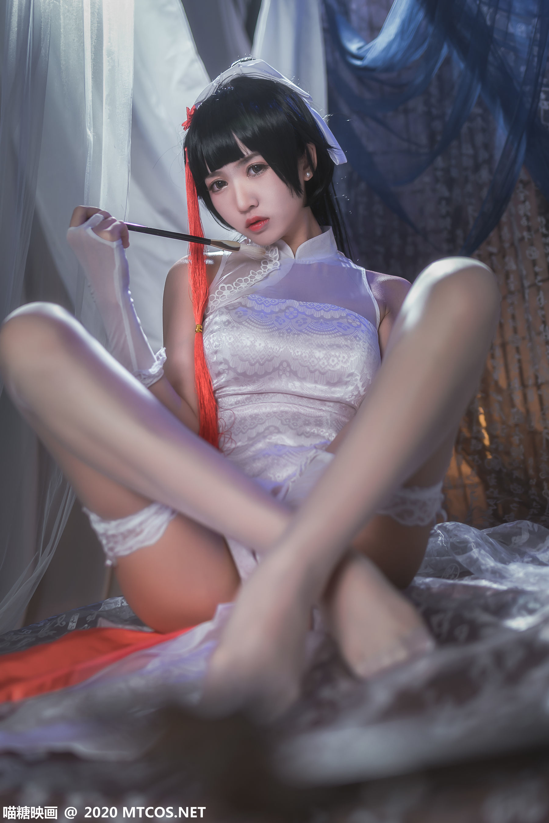 图片[14]-[喵糖映画] HML.015 高雄银红旗袍 [24P]-六色网