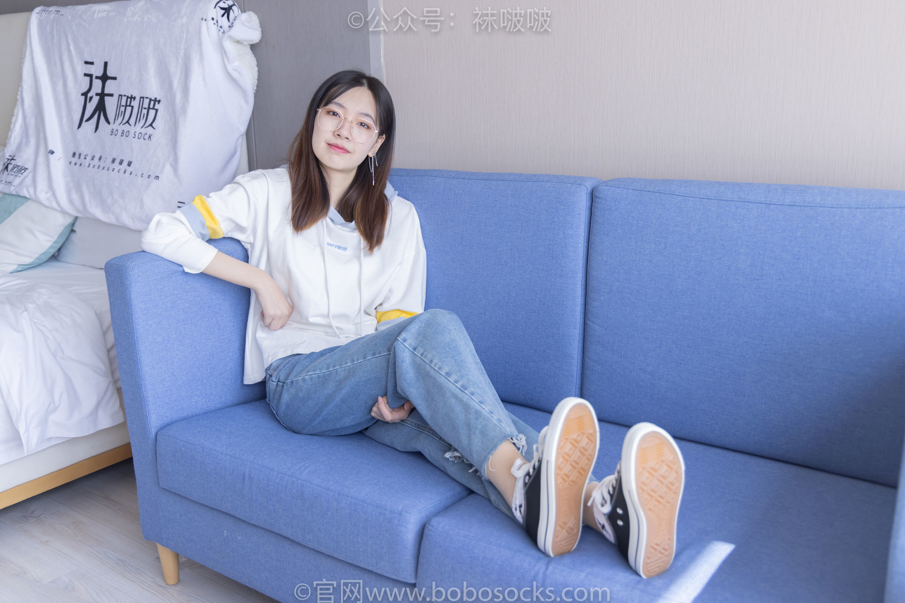 图片[27]-BoBoSocks袜啵啵 No.080 小甜豆-帆布鞋、白棉袜、肉丝[140P]-六色网
