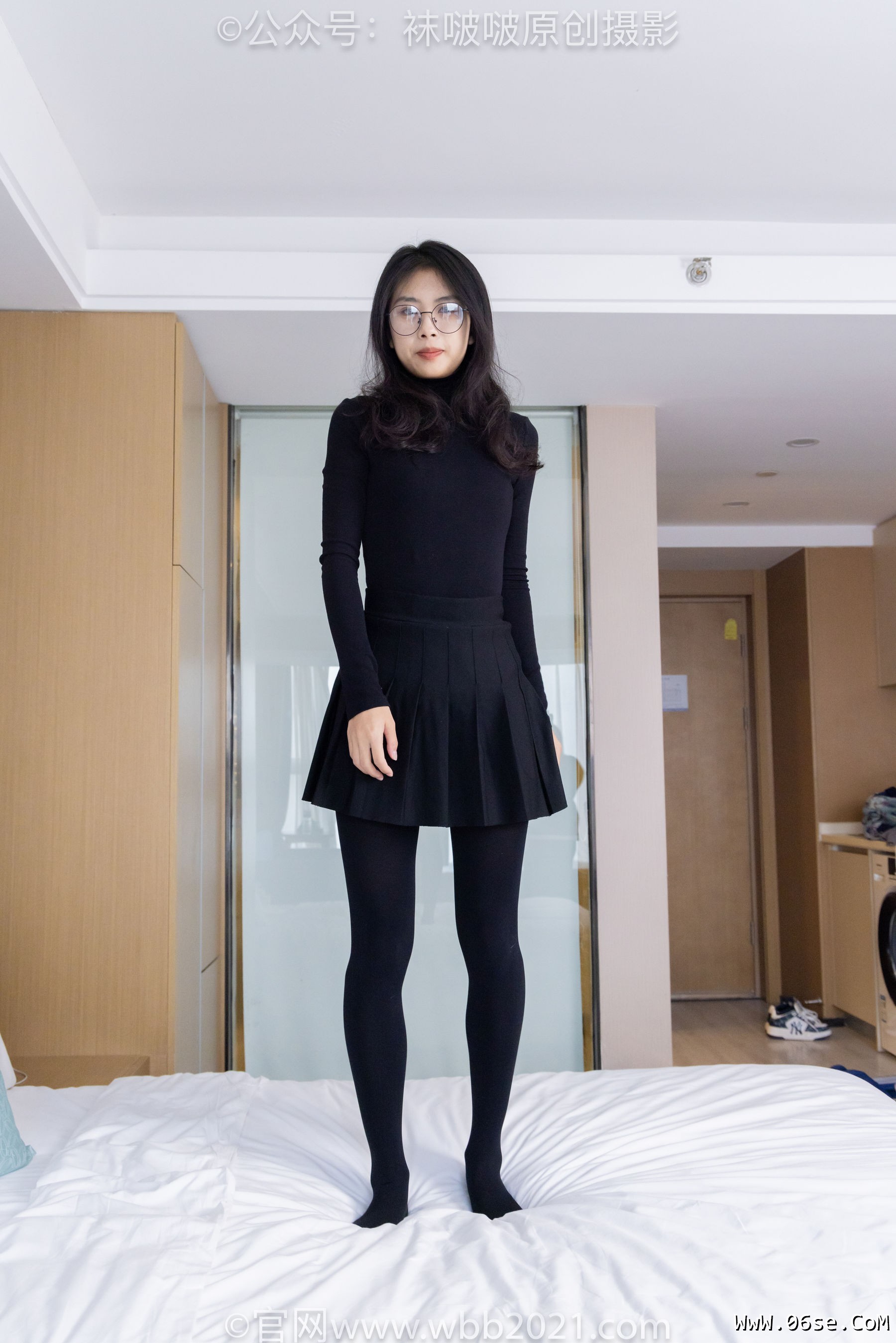 图片[20]-BoBoSocks袜啵啵 No.430 奶油 -平底鞋、厚黑丝、丝袜踩奶油小蛋糕剧情[146P]-六色网