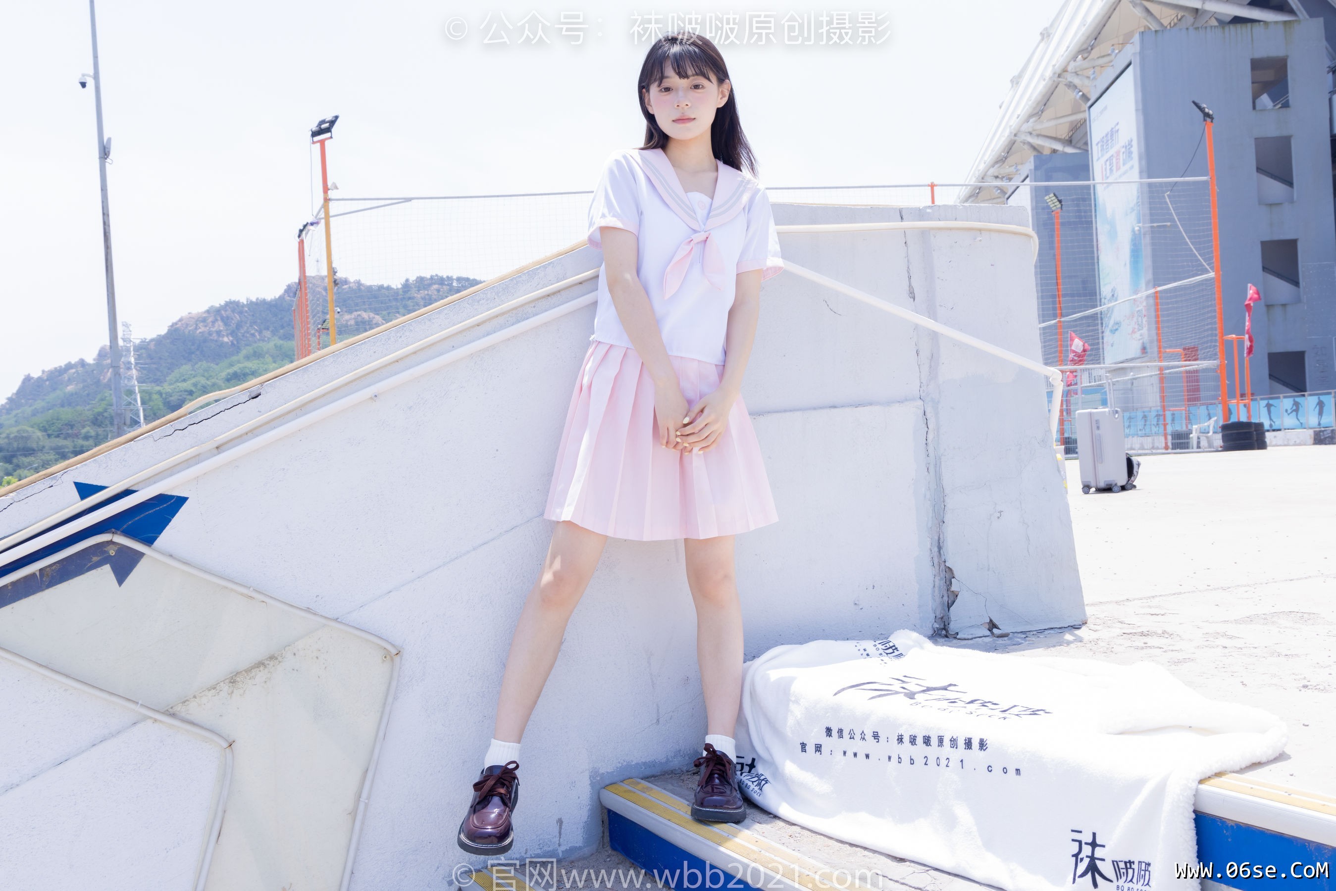 图片[53]-BoBoSocks袜啵啵 No.399 糯米 -皮鞋、白棉袜、jk制服[145P]-六色网