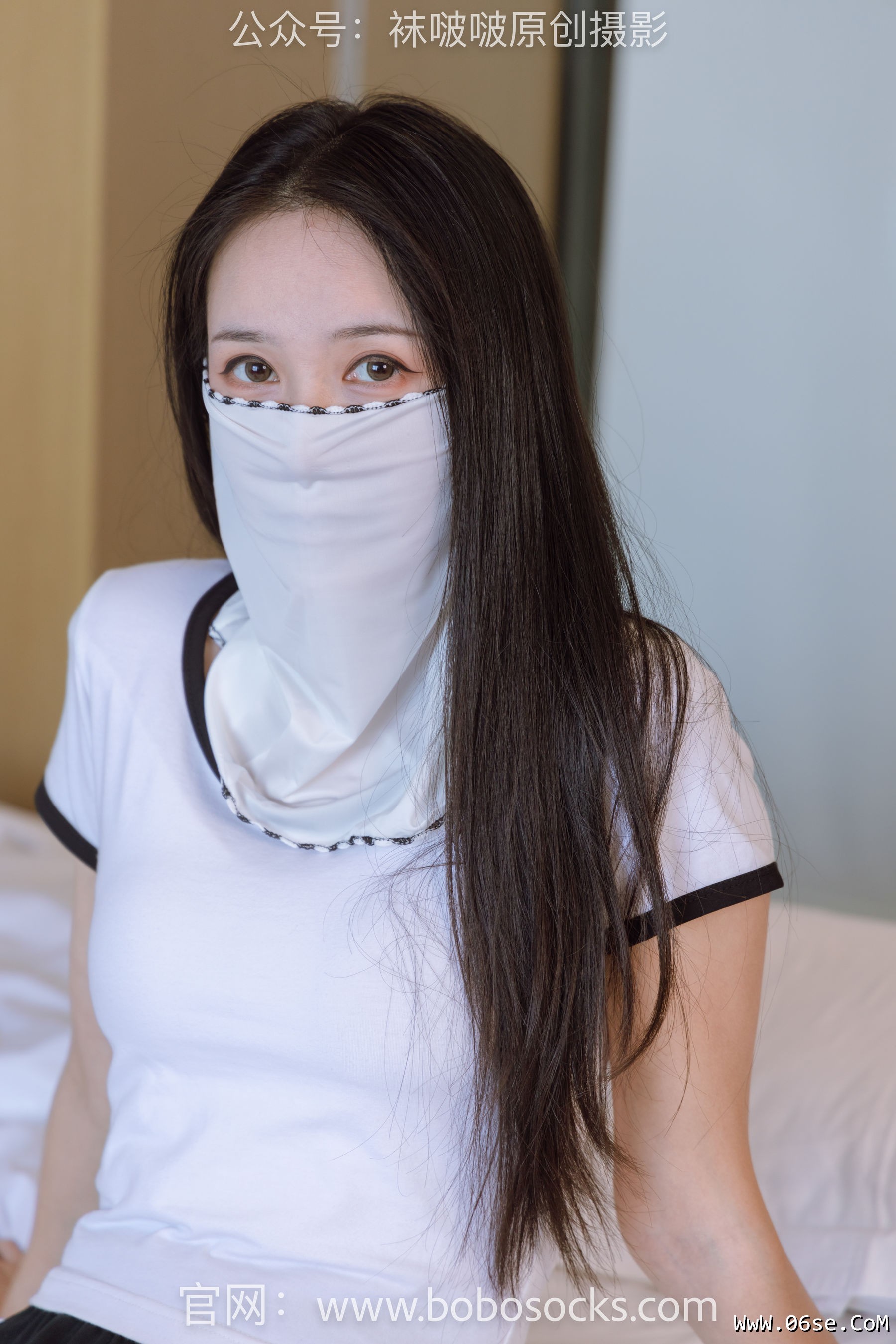 图片[123]-BoBoSocks袜啵啵 No.144 小安-板鞋、黑丝、部分戴面纱[168P]-六色网