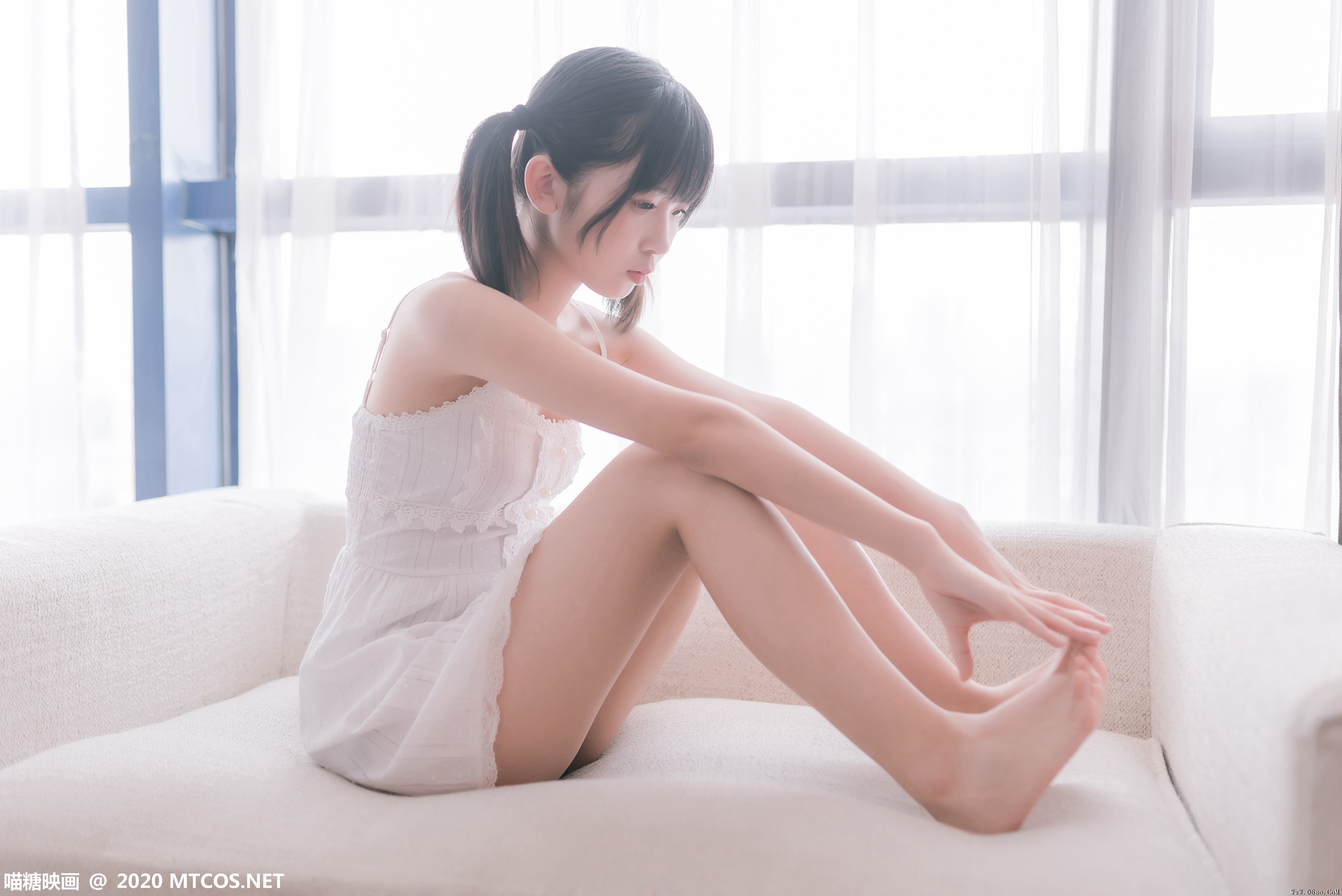 喵糖映画 VOL.177 白裙少女[47P／233M]-六色网