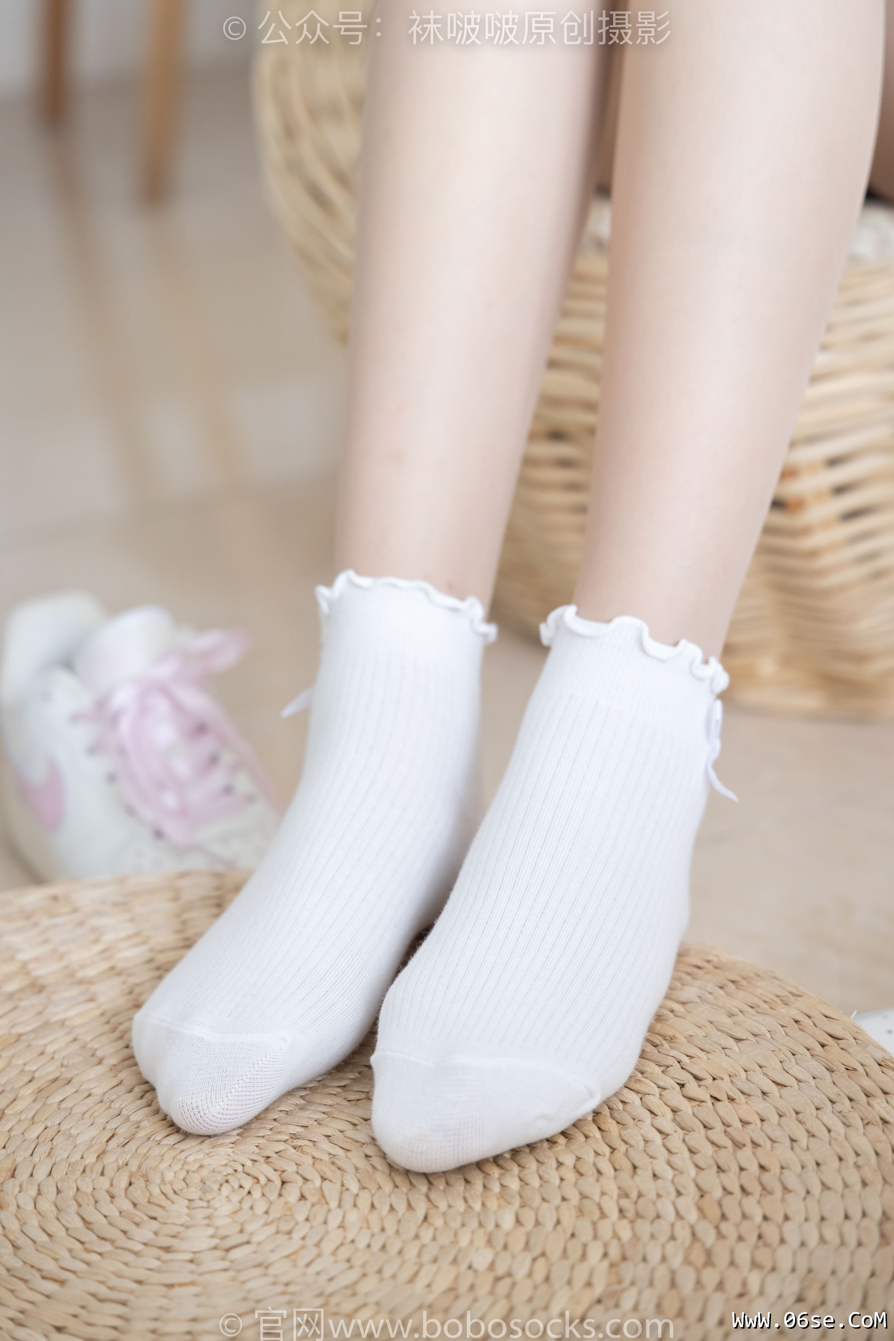 图片[73]-BoBoSocks袜啵啵 No.163 小甜豆-空军一号板鞋、白棉袜、肉丝[135P]-六色网
