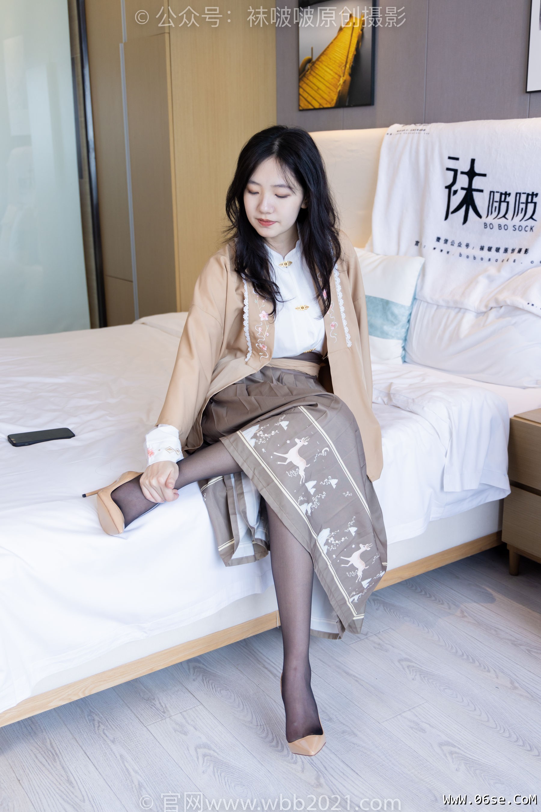 图片[134]-BoBoSocks袜啵啵 No.387 小甜豆 -两双高跟鞋、黑丝、肉丝[145P]-六色网