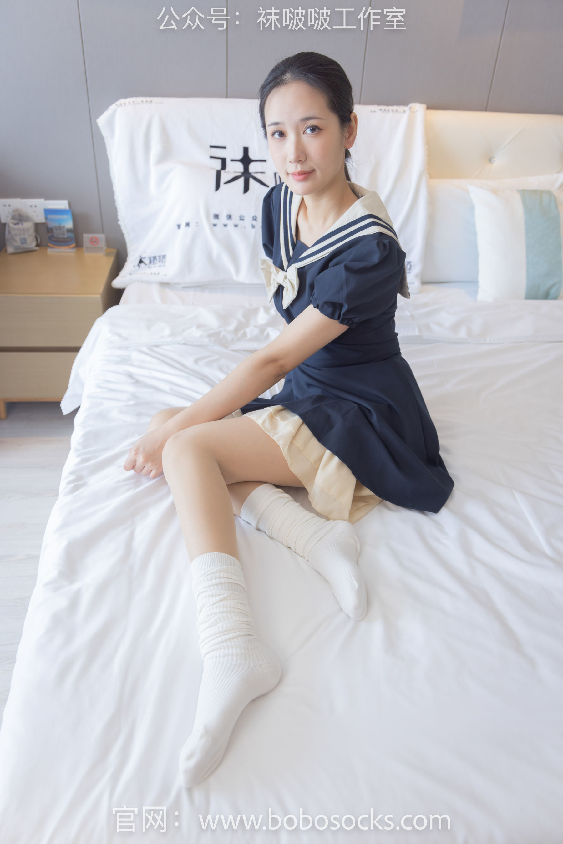图片[64]-BoBoSocks袜啵啵 No.107 小安-平底鞋、白棉袜、肉丝[140P]-六色网