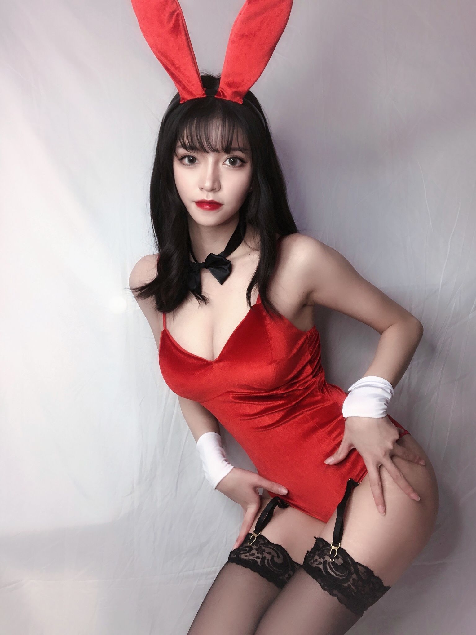 图片[31]-銘銘Kizami 红丝绒兔女郎[64P]-六色网