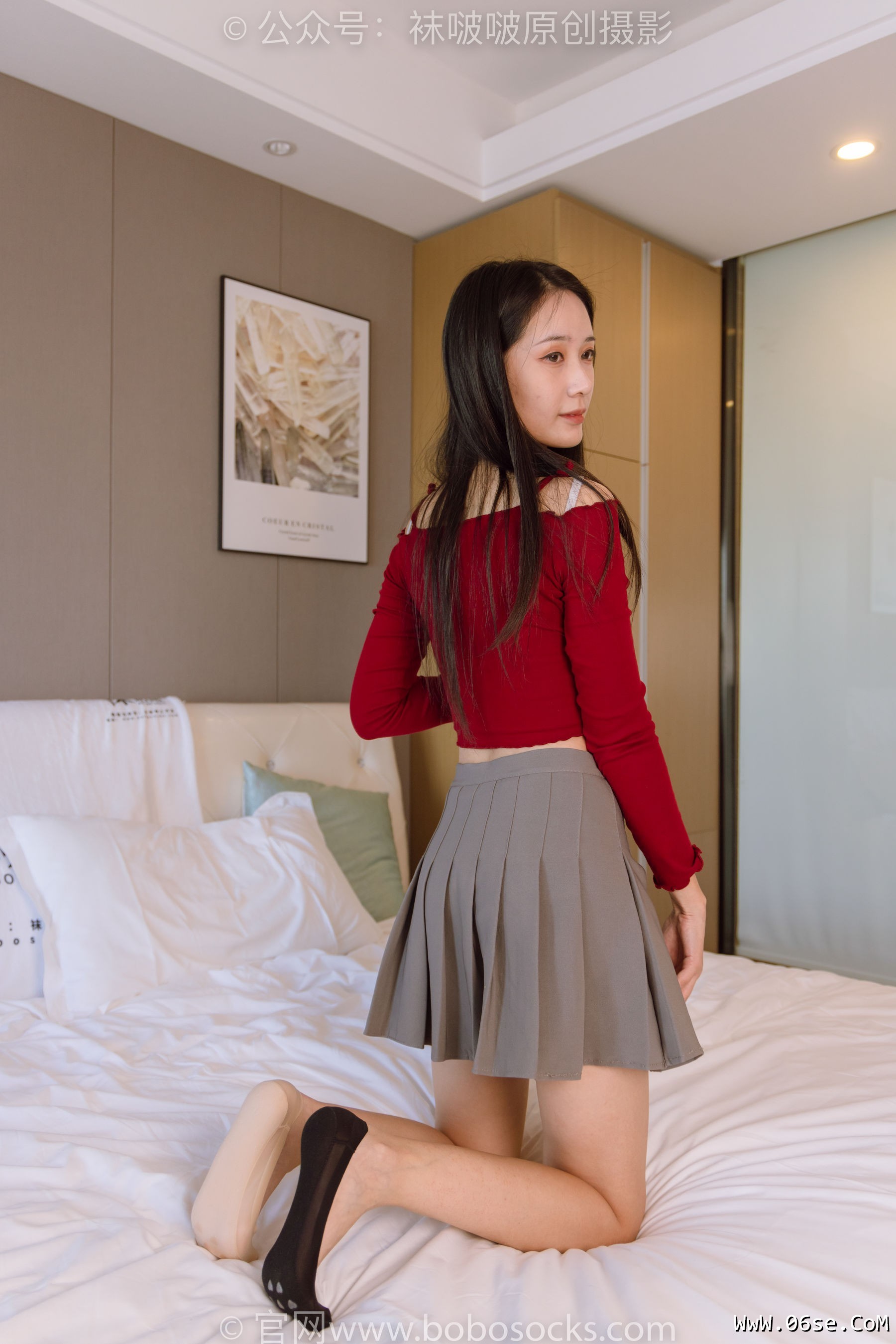 图片[7]-BoBoSocks袜啵啵 No.190 小安-两双高跟鞋、两双船袜、裸足[160P]-六色网