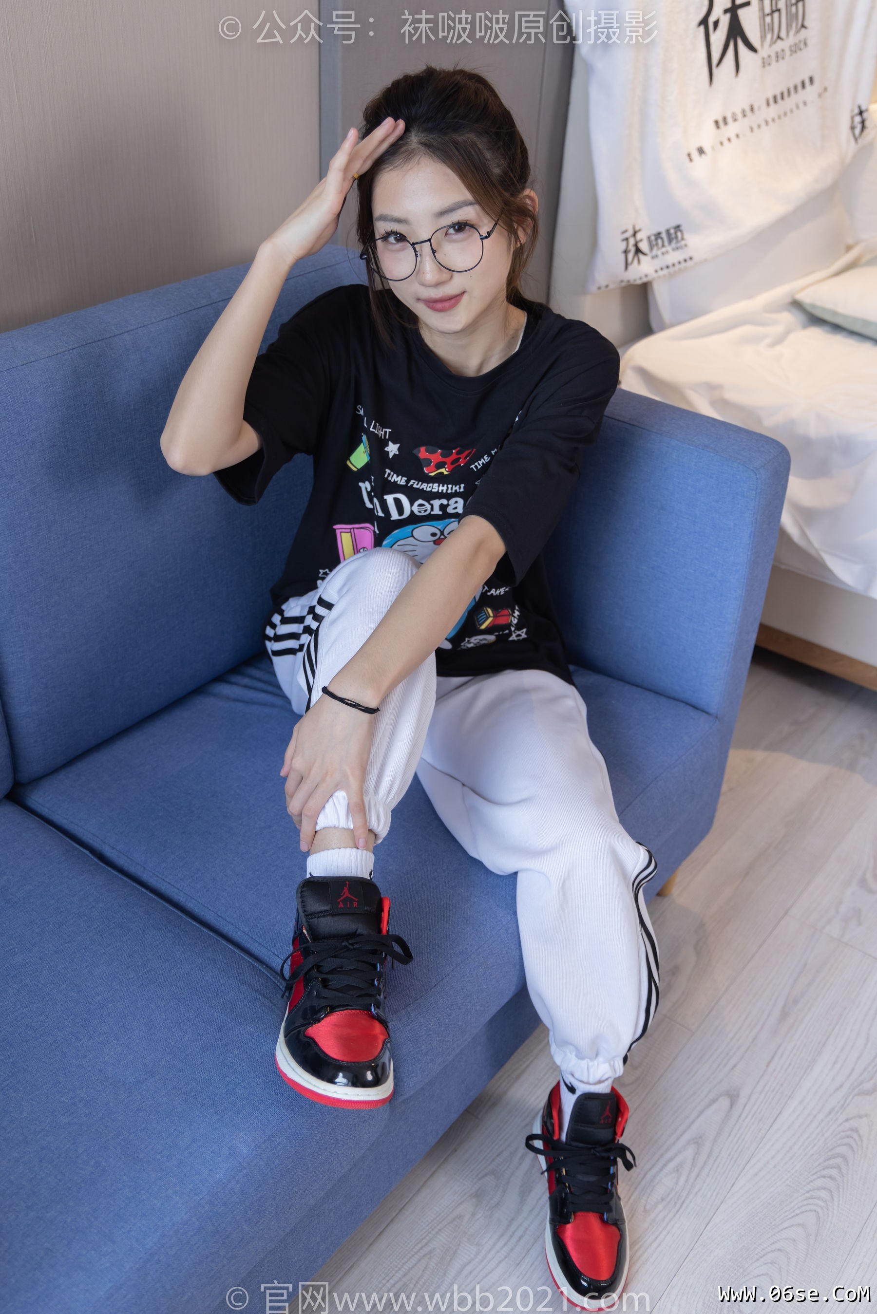 图片[72]-BoBoSocks袜啵啵 No.382 小沫 -板鞋、白棉袜[143P]-六色网