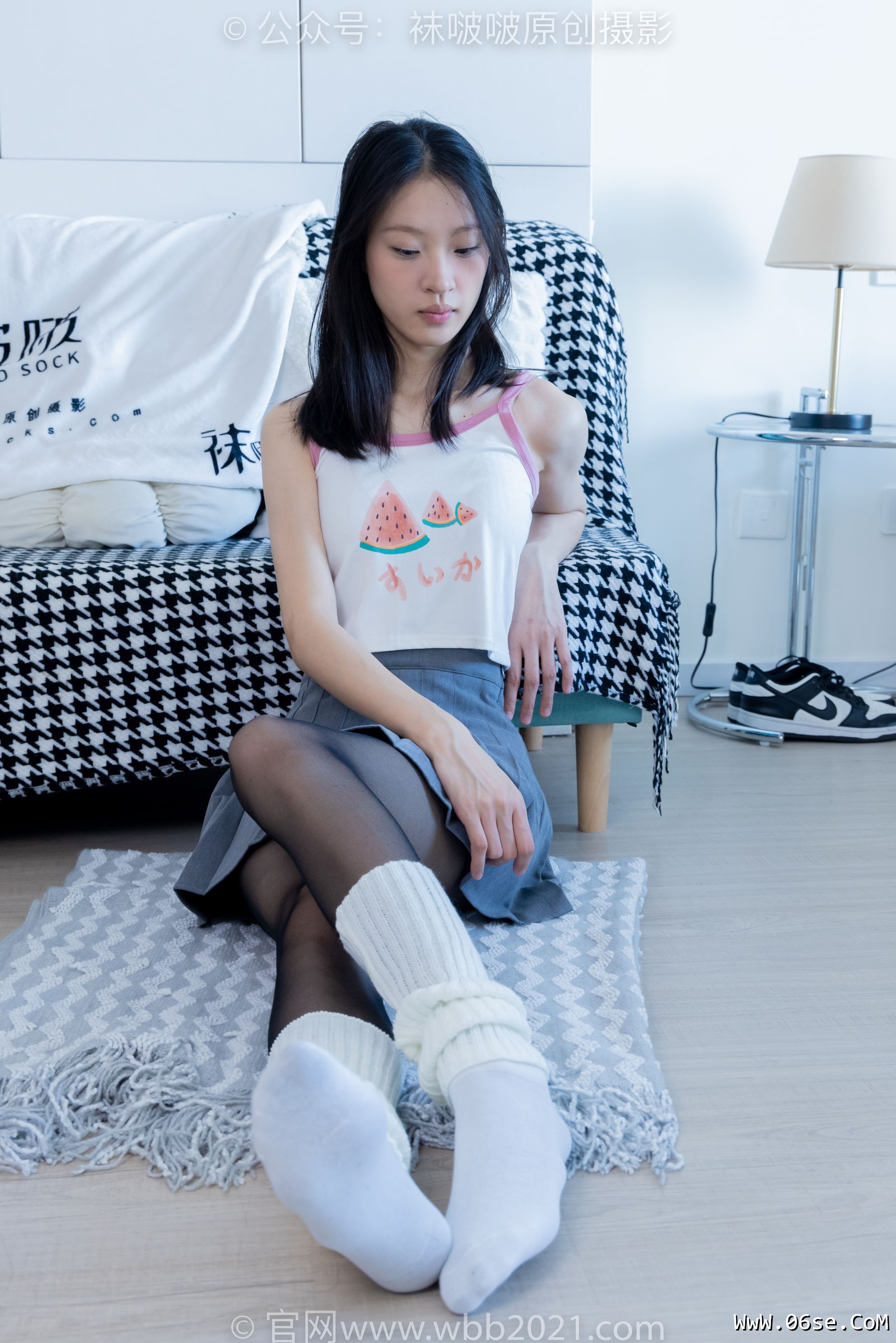 图片[93]-BoBoSocks袜啵啵 No.333 雪糕 -板鞋、白棉袜、黑丝、堆堆袜套[140P]-六色网