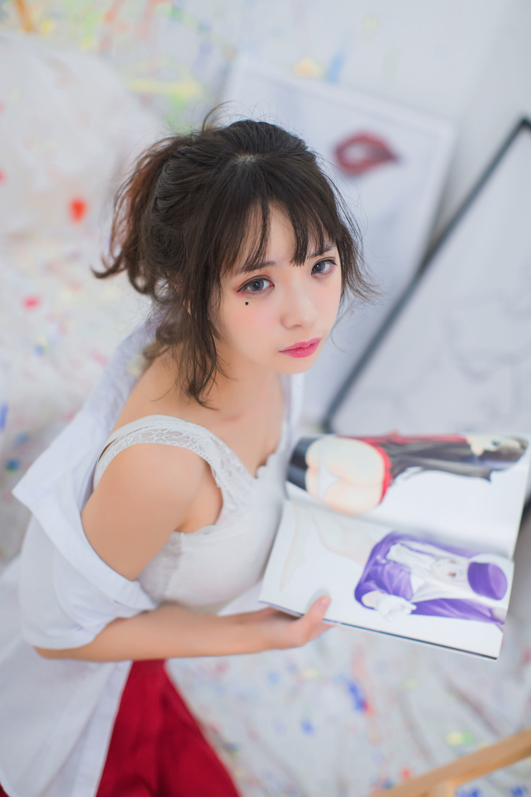 图片[22]-疯猫ss 画室JK少女[23P]-六色网