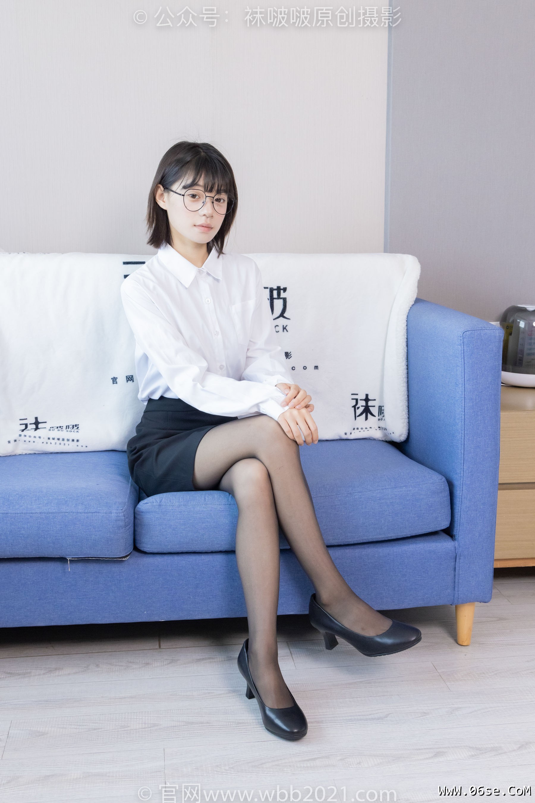 图片[64]-BoBoSocks袜啵啵 No.436 糯米 -OL制服、两双平底鞋、薄黑丝、厚肉丝[150P]-六色网