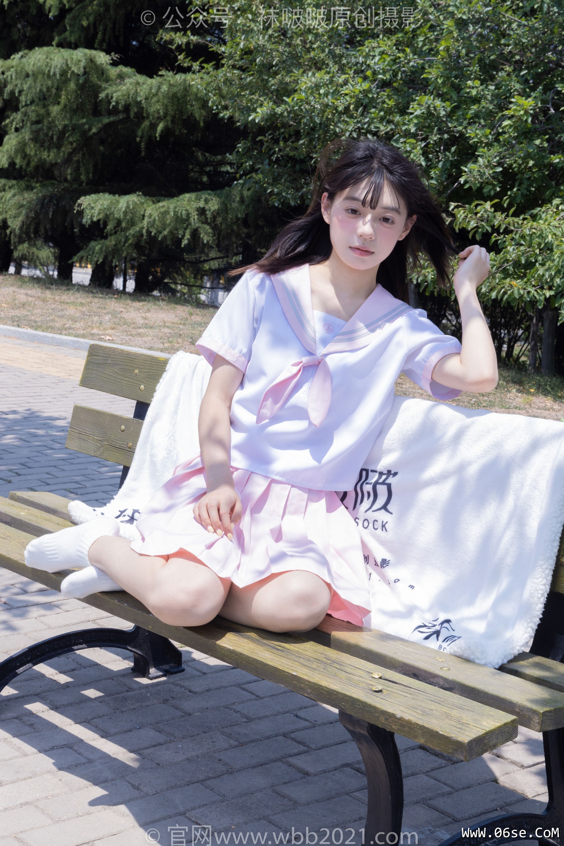 图片[98]-BoBoSocks袜啵啵 No.399 糯米 -皮鞋、白棉袜、jk制服[145P]-六色网