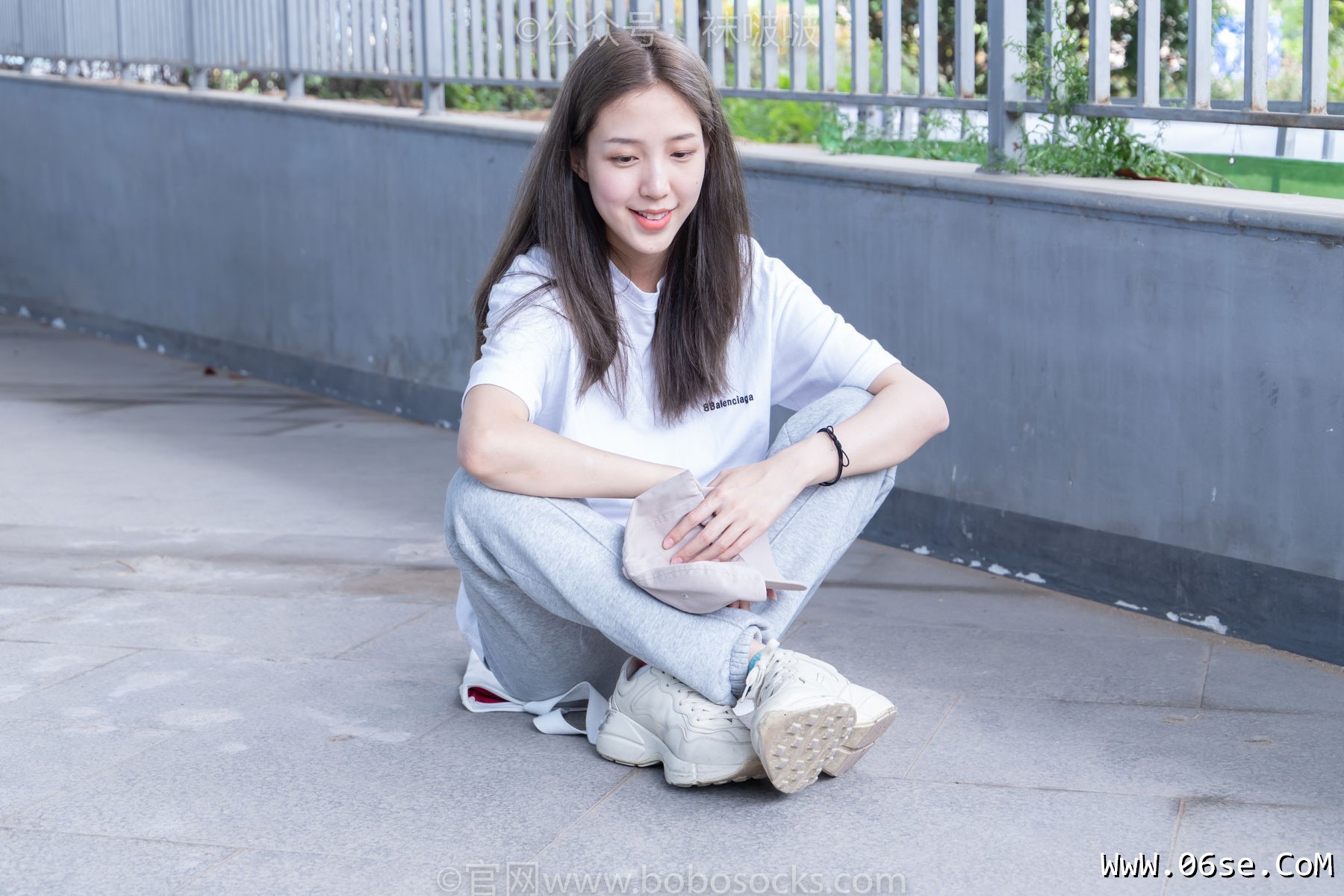 图片[39]-BoBoSocks袜啵啵 No.012 泡芙-运动鞋、白棉袜、裸足[132P]-六色网