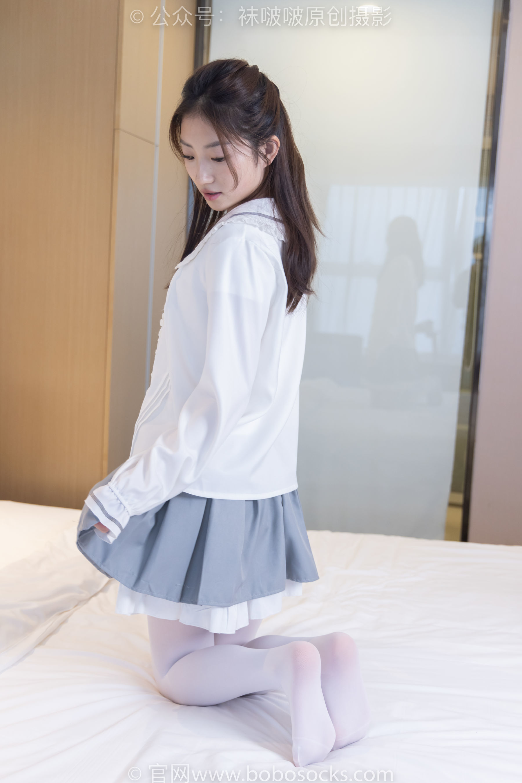 图片[14]-BoBoSocks袜啵啵 No.211 小沫 -高跟鞋、厚白丝[142P]-六色网