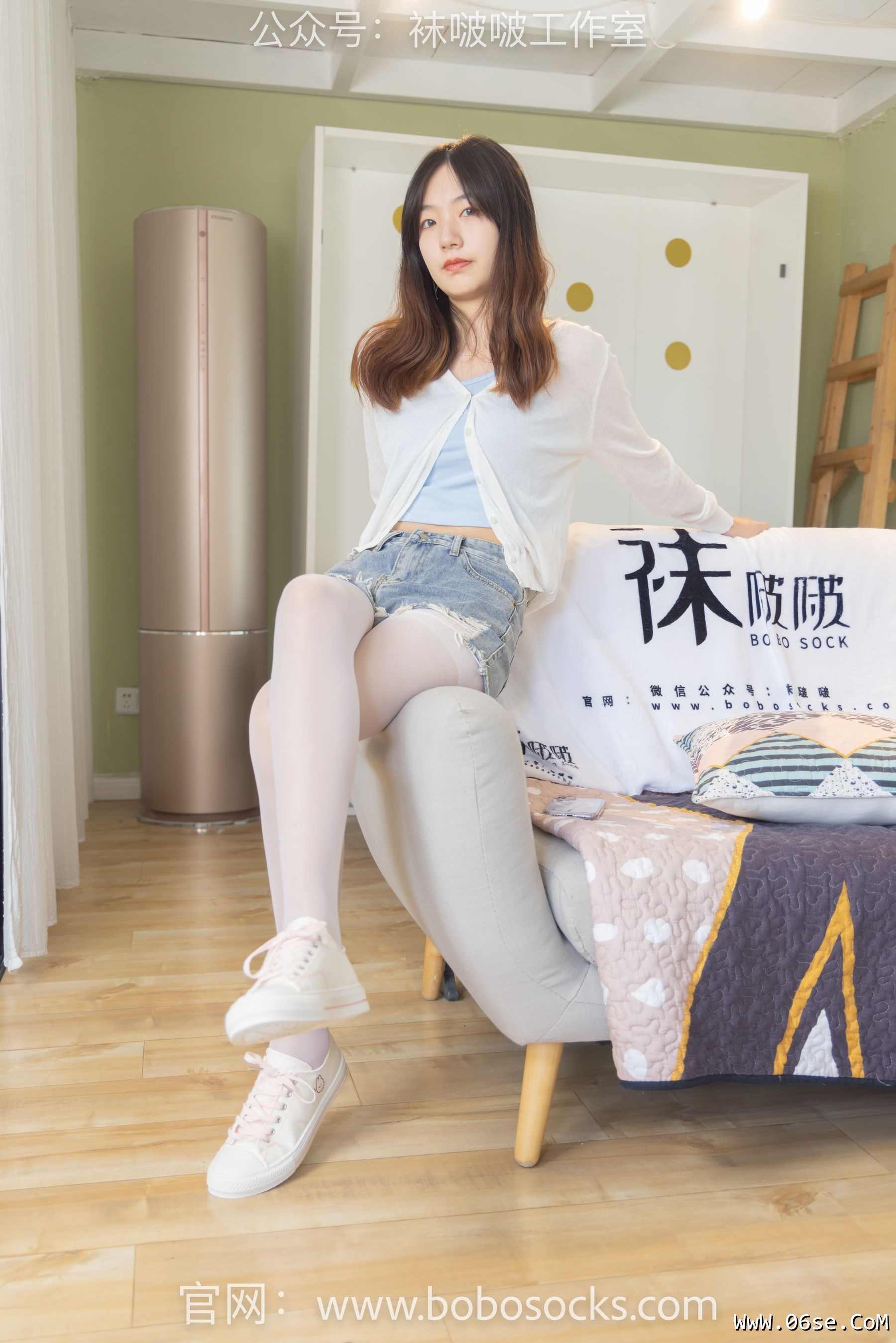 图片[40]-BoBoSocks袜啵啵 No.102 小甜豆-板鞋、白丝[140P]-六色网
