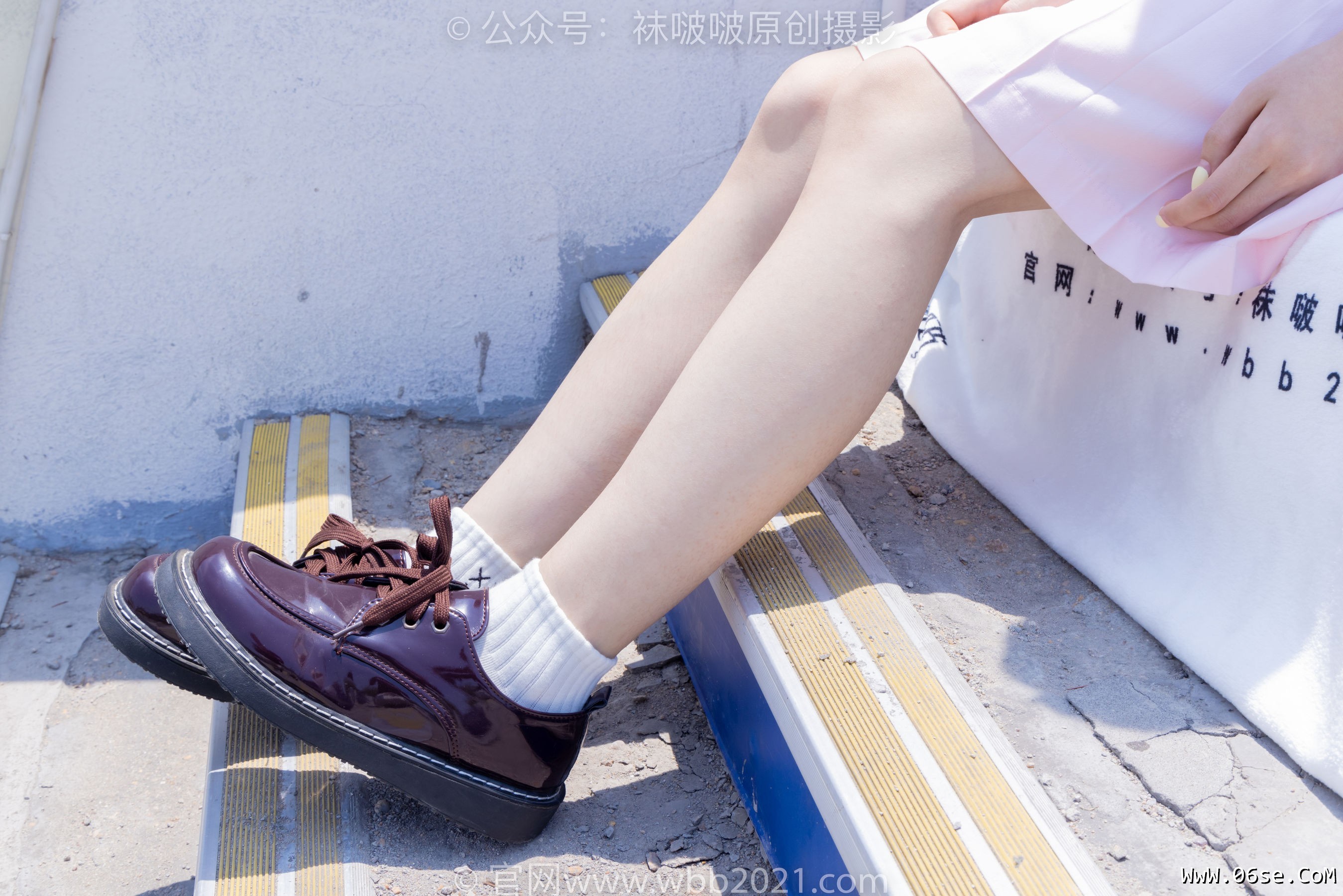 图片[68]-BoBoSocks袜啵啵 No.399 糯米 -皮鞋、白棉袜、jk制服[145P]-六色网