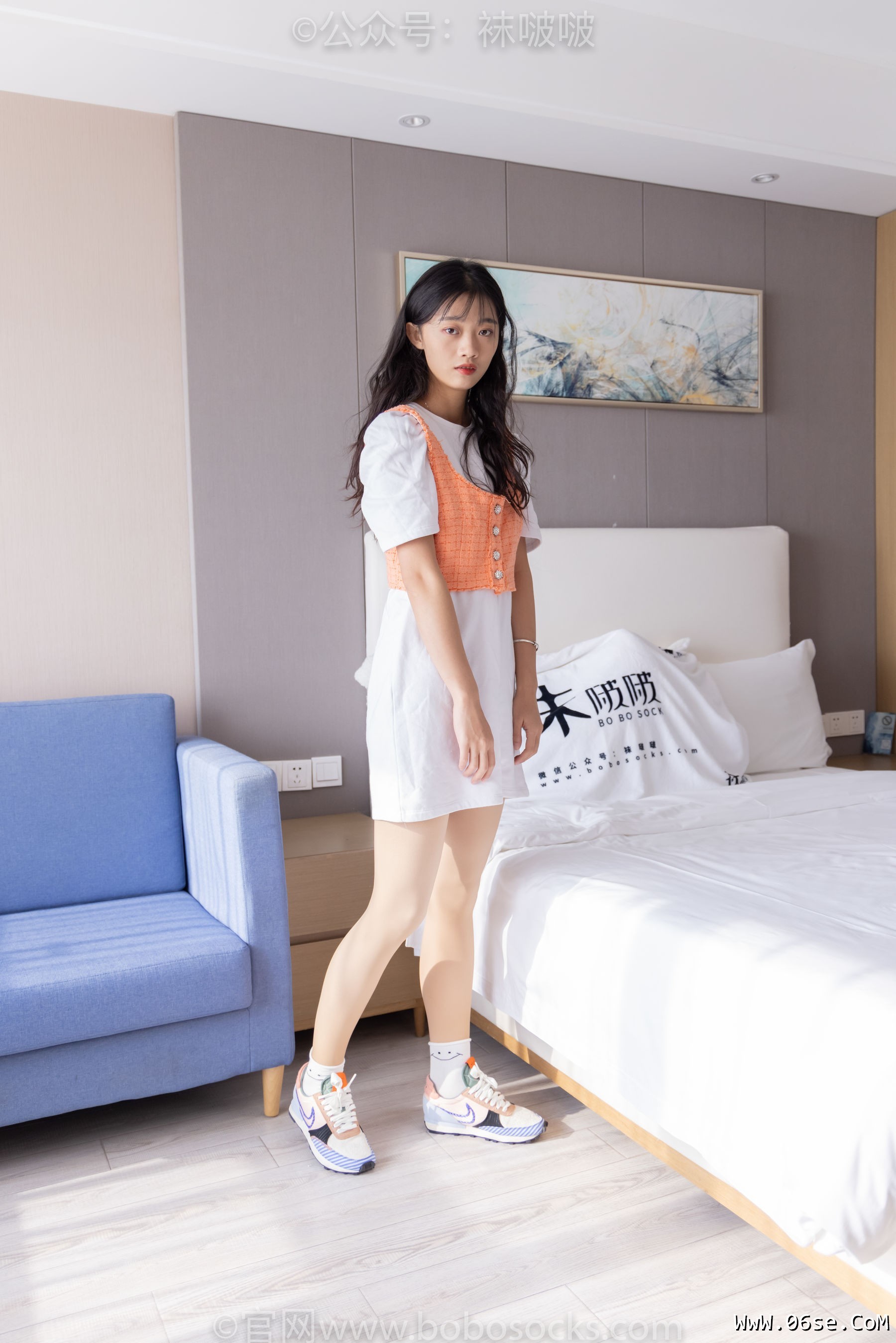 图片[5]-BoBoSocks袜啵啵 No.062 涵涵-运动鞋、白棉袜、厚肉丝[145P]-六色网