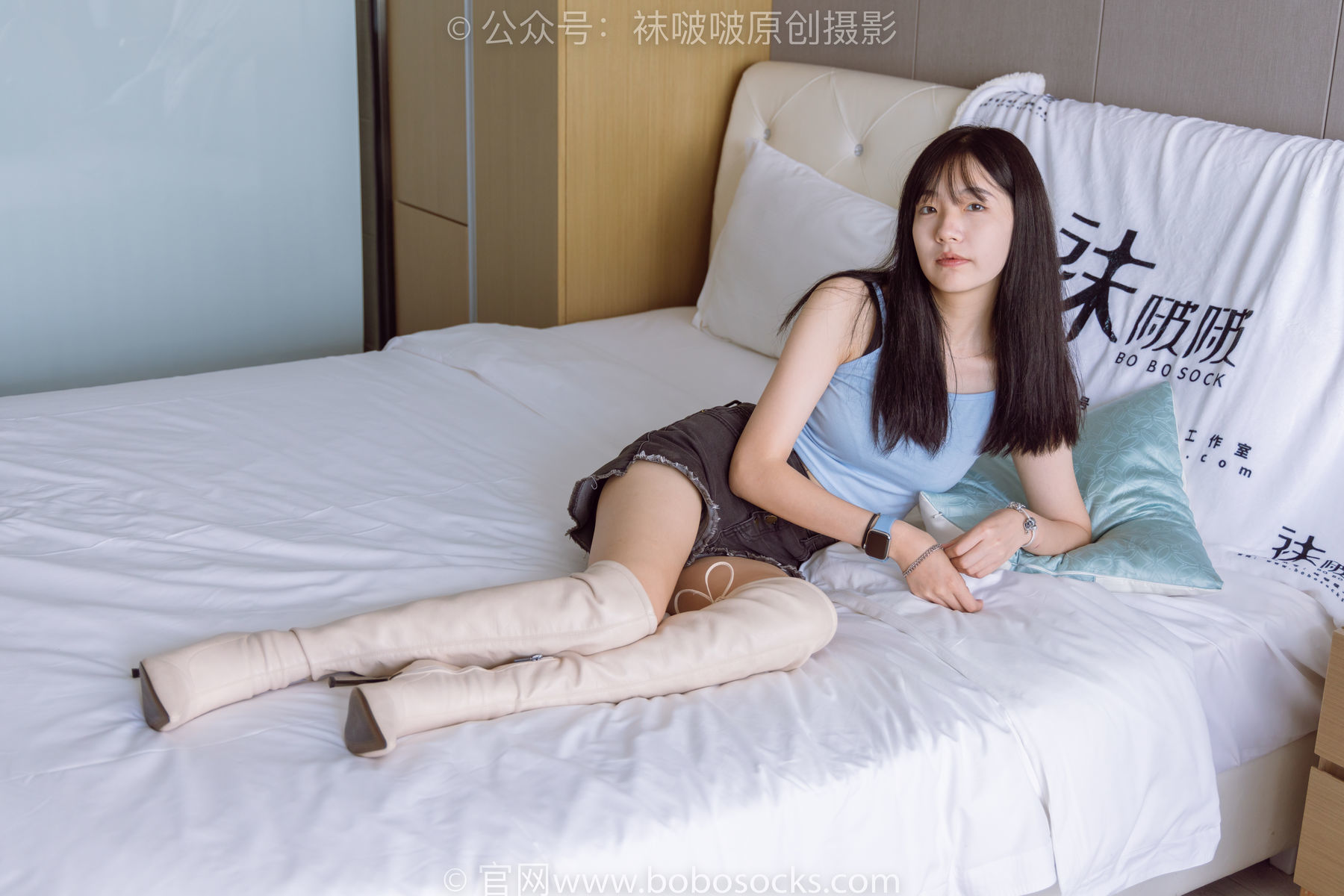 图片[165]-BoBoSocks袜啵啵 No.174 小甜豆-高跟长靴、白棉袜、裸足[178P]-六色网