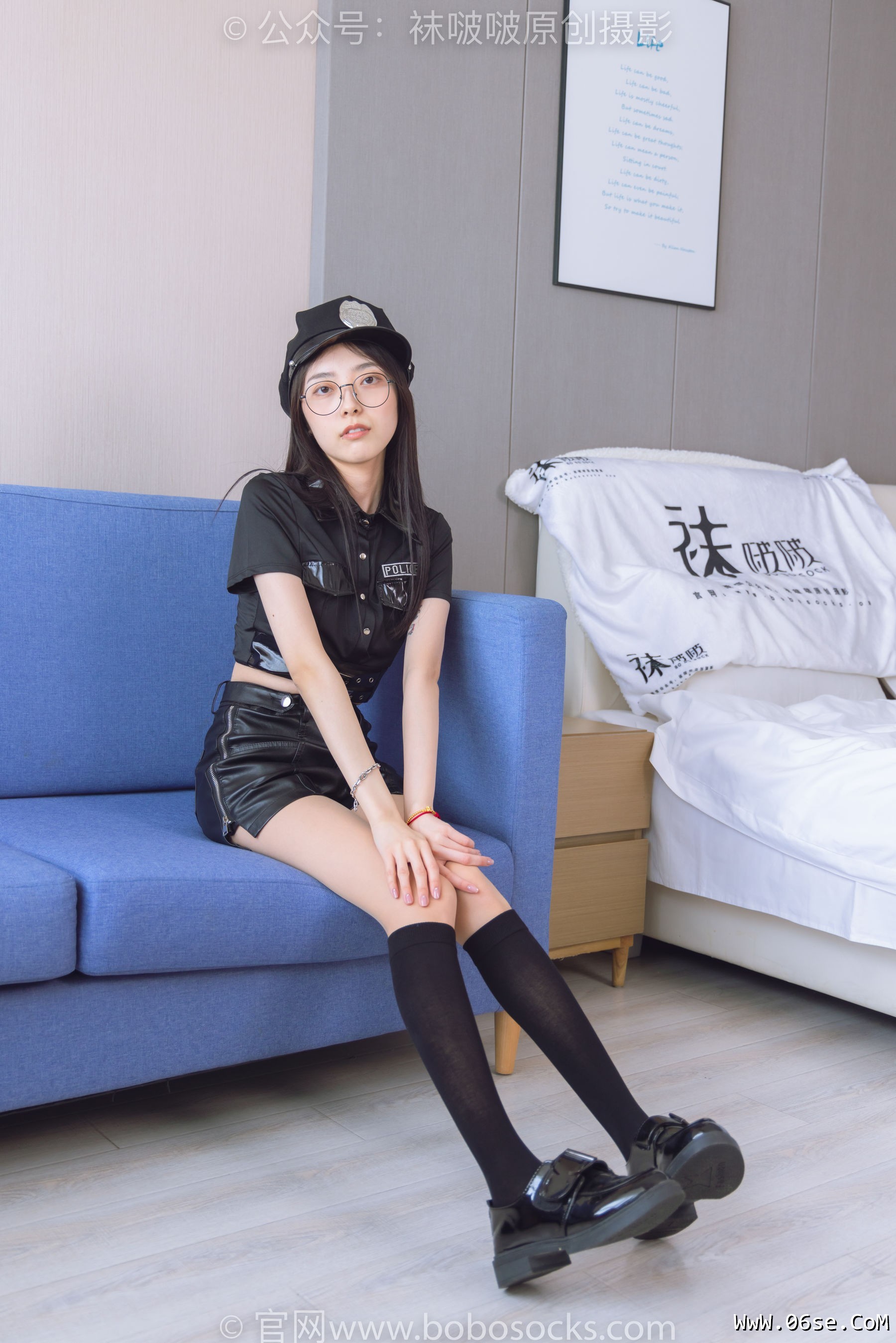 图片[48]-BoBoSocks袜啵啵 No.198 稚予-皮鞋、黑色小腿袜、高跟鞋、肉丝[138P]-六色网