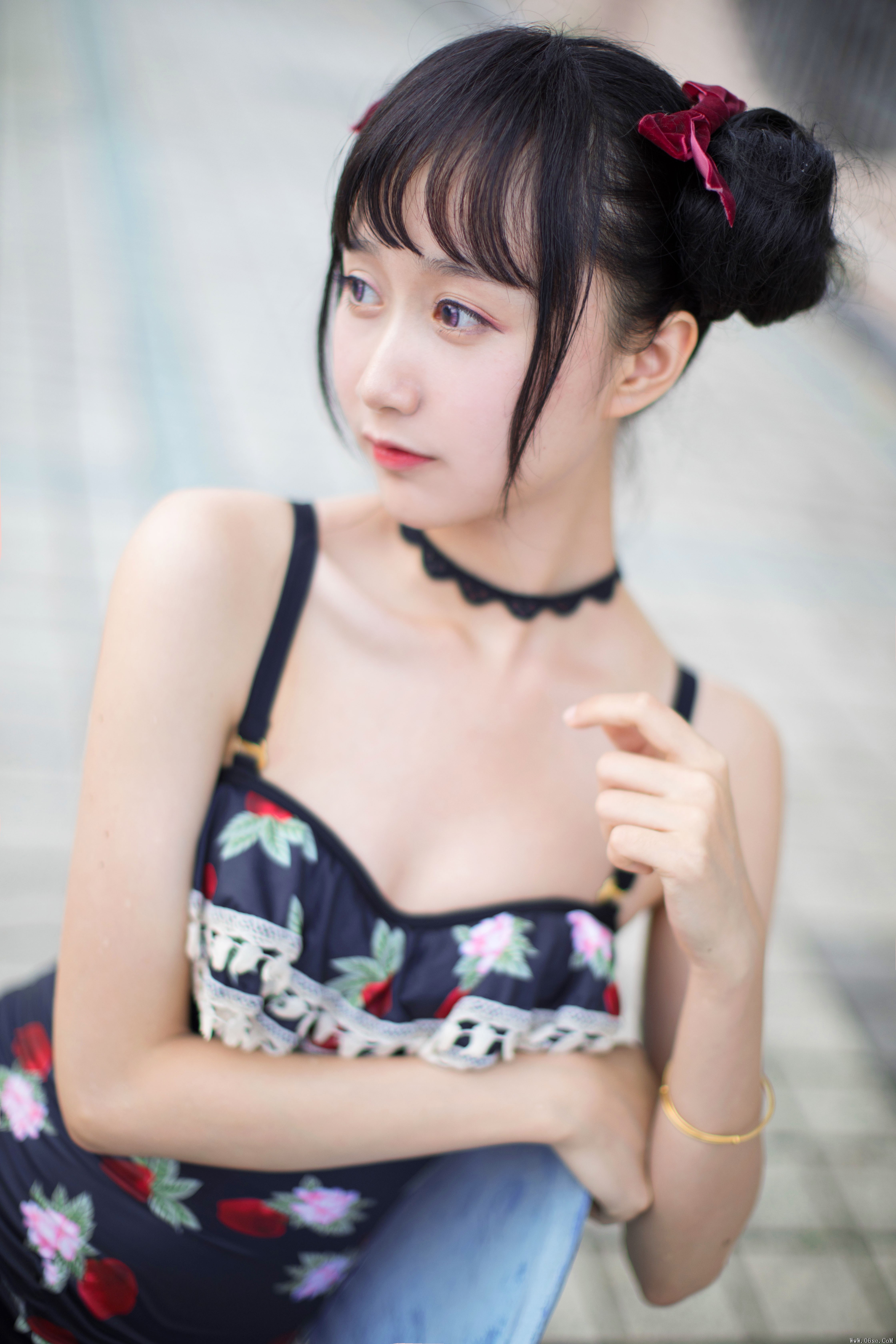 图片[40]-喵糖映画 VOL.239 草莓泳衣[40P／340MB]-六色网
