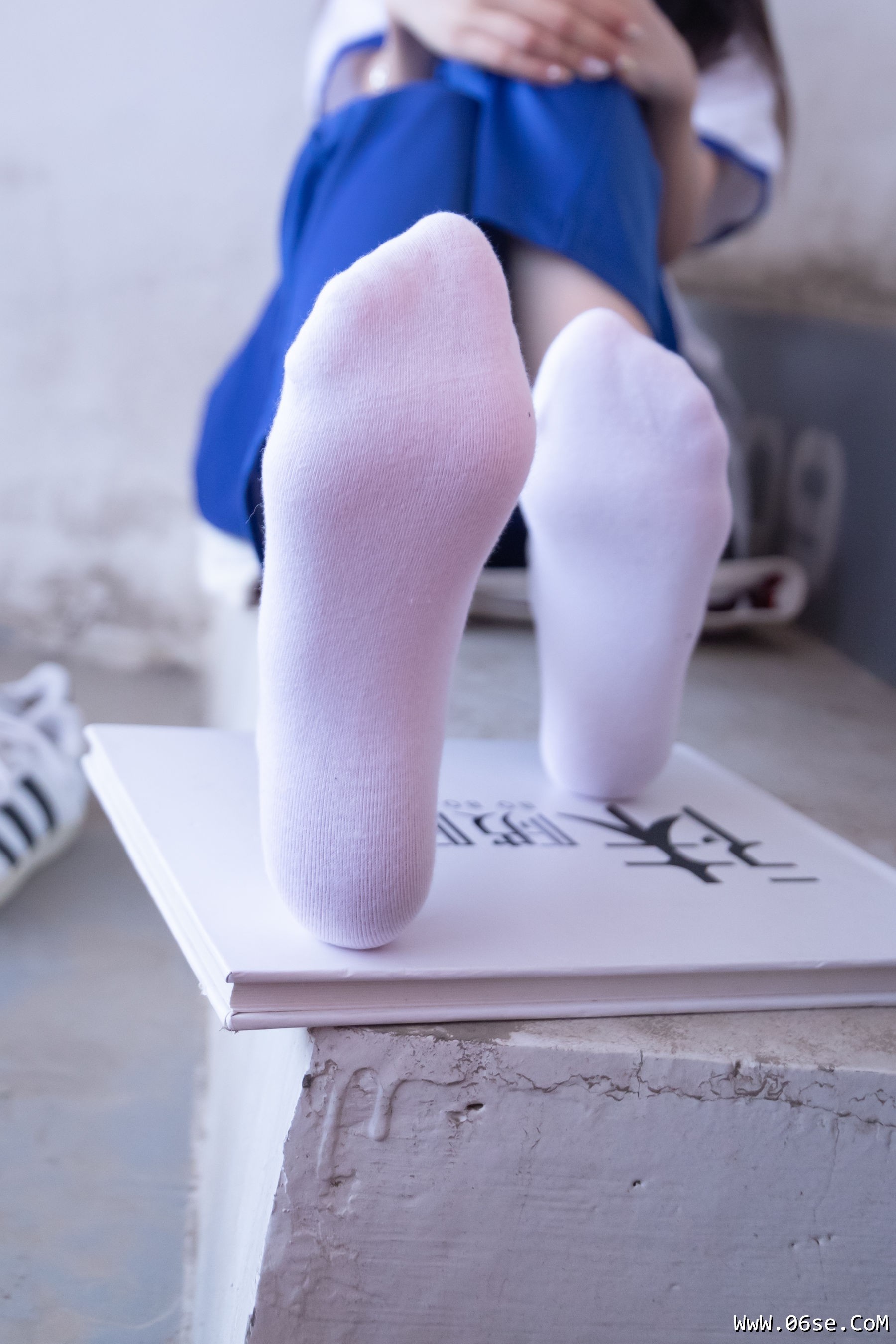 图片[69]-BoBoSocks袜啵啵 No.002 稚予-校服、贝壳头、白棉袜、裸足[139P]-六色网