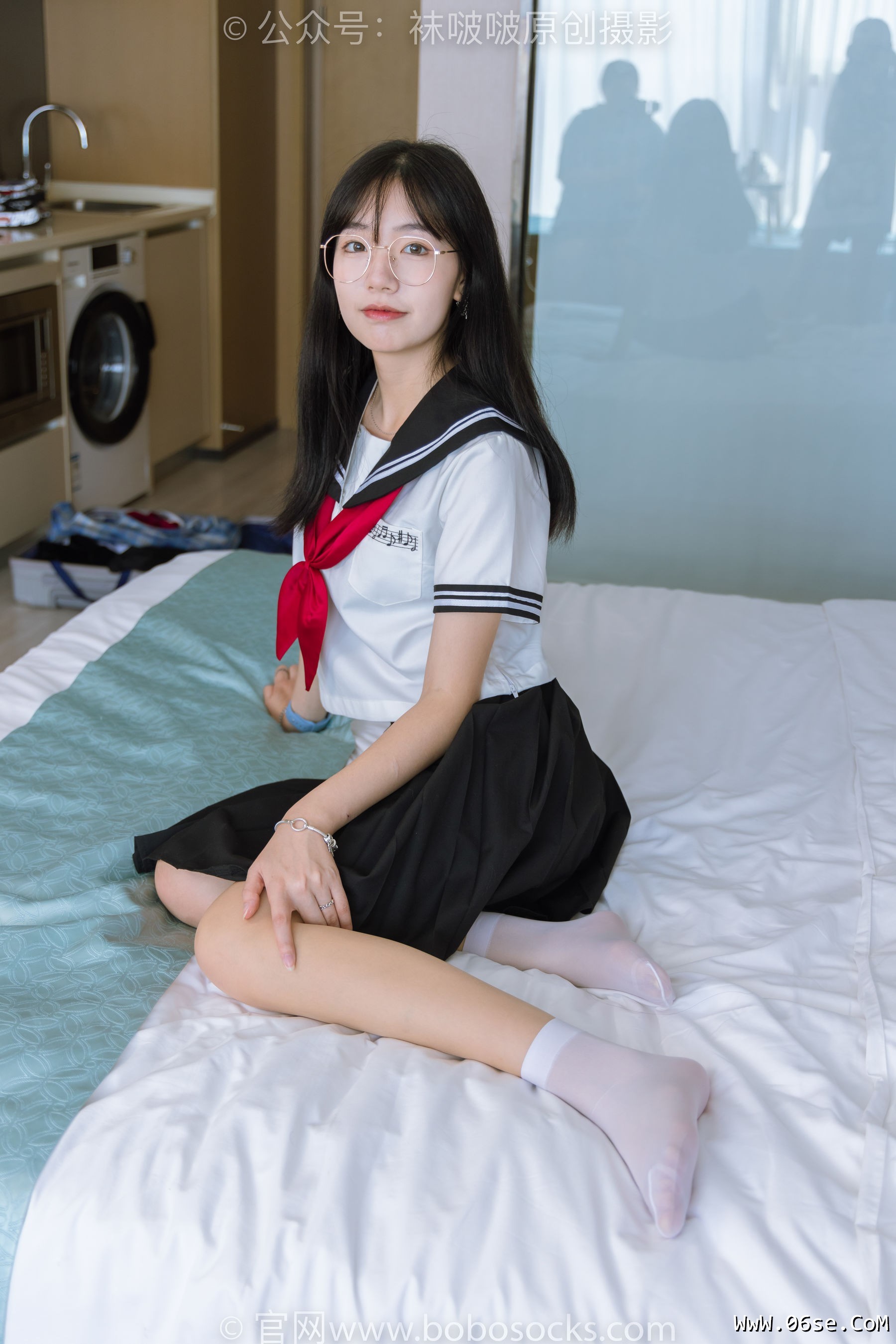 图片[81]-BoBoSocks袜啵啵 No.197 小甜豆-皮鞋、短白丝、肉丝、jk制服[139P]-六色网