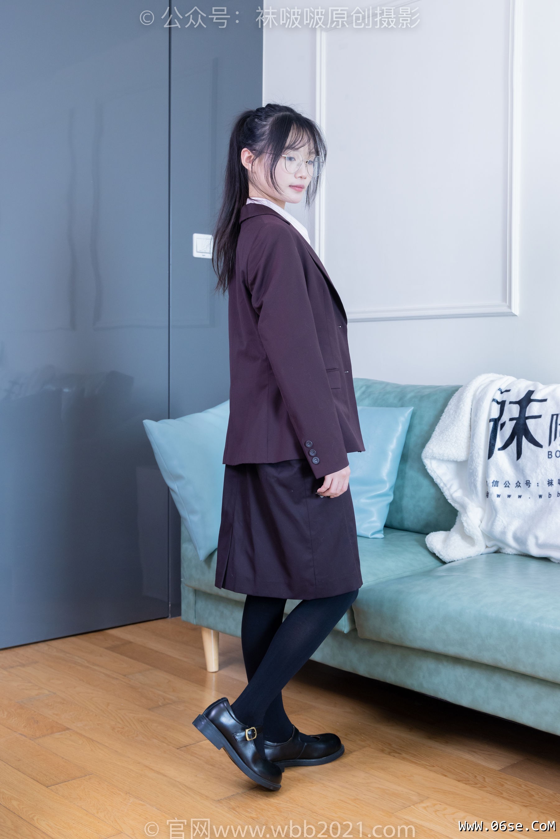 图片[41]-BoBoSocks袜啵啵 No.362 甜甜圈 -两双皮鞋、厚肉丝、厚黑丝、ol制服[230P]-六色网