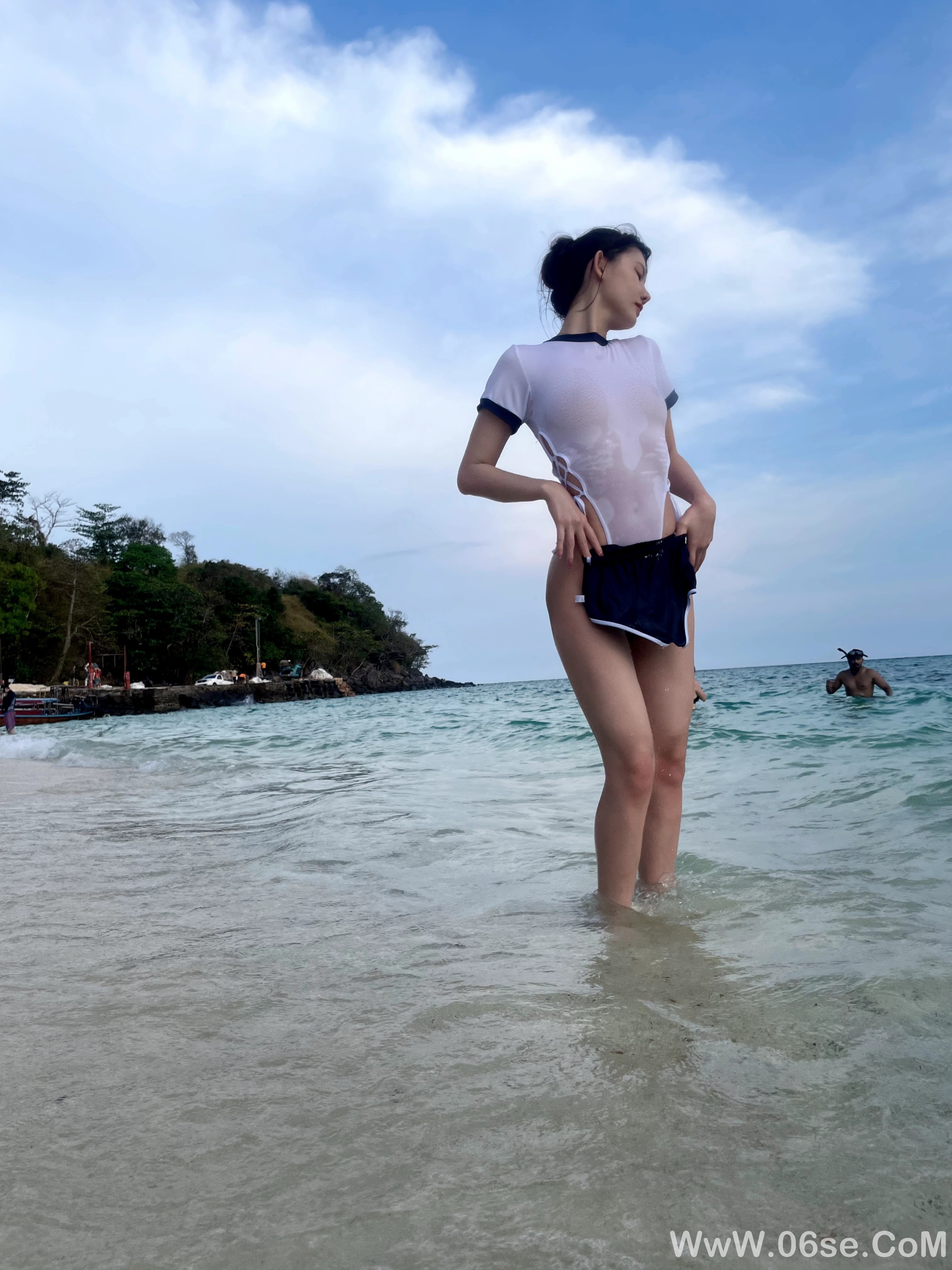 图片[25]-就是阿朱啊 – NO.106 海岛透视[56P]-六色网
