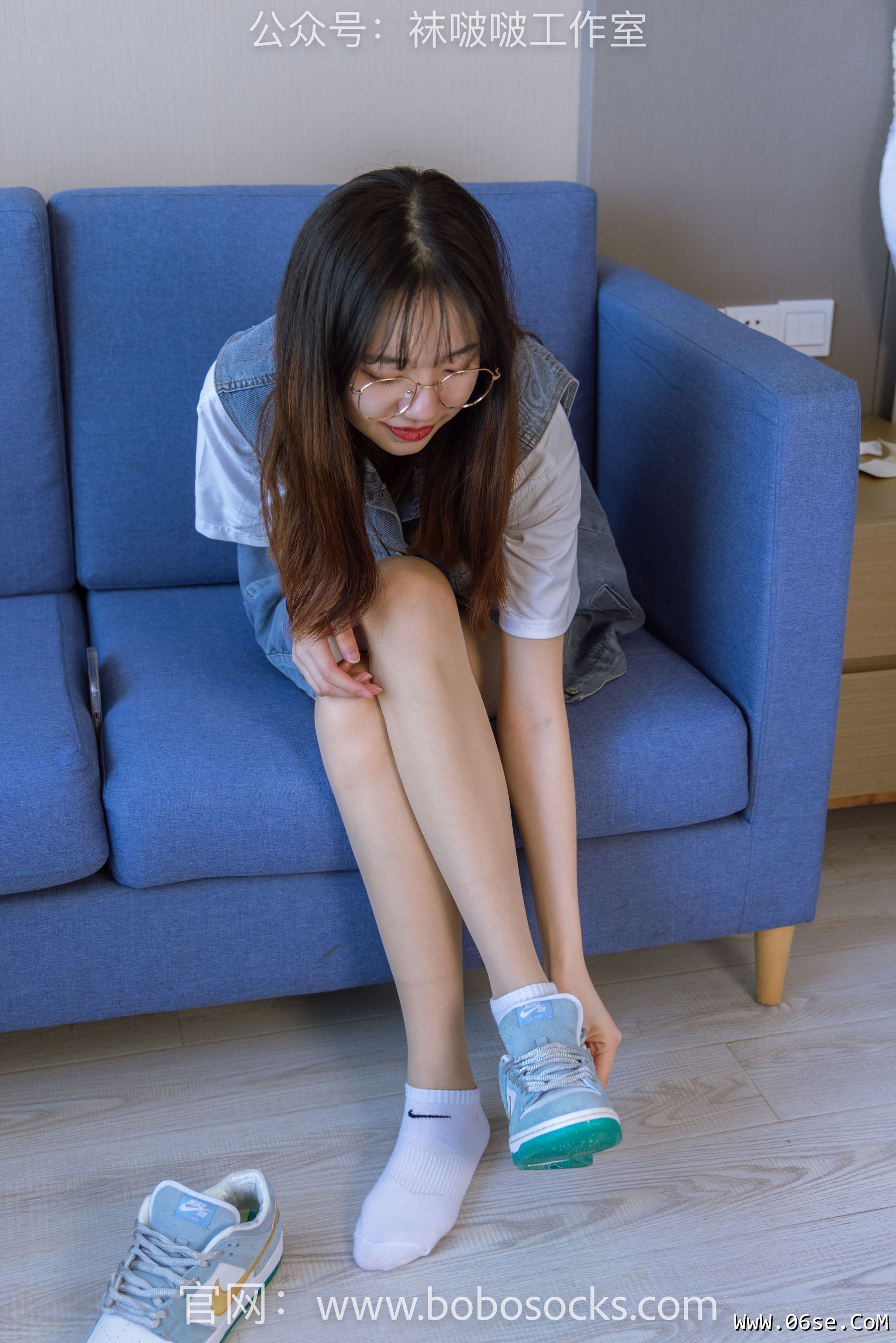 图片[84]-BoBoSocks袜啵啵 No.123 小甜豆-板鞋、白棉袜、肉丝[140P]-六色网