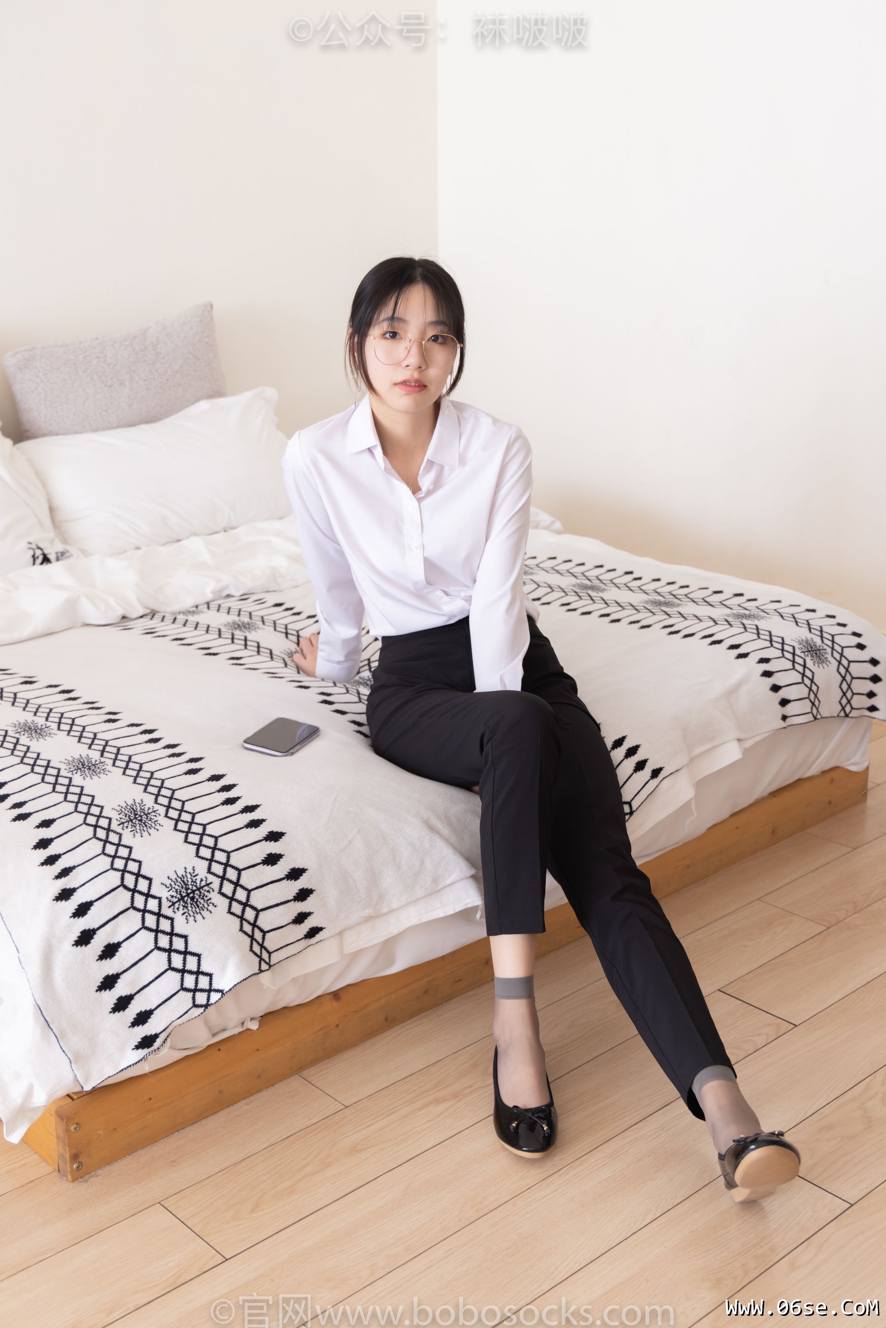 图片[4]-BoBoSocks袜啵啵 No.085 小甜豆-平底鞋、短灰丝、短肉丝[140P]-六色网
