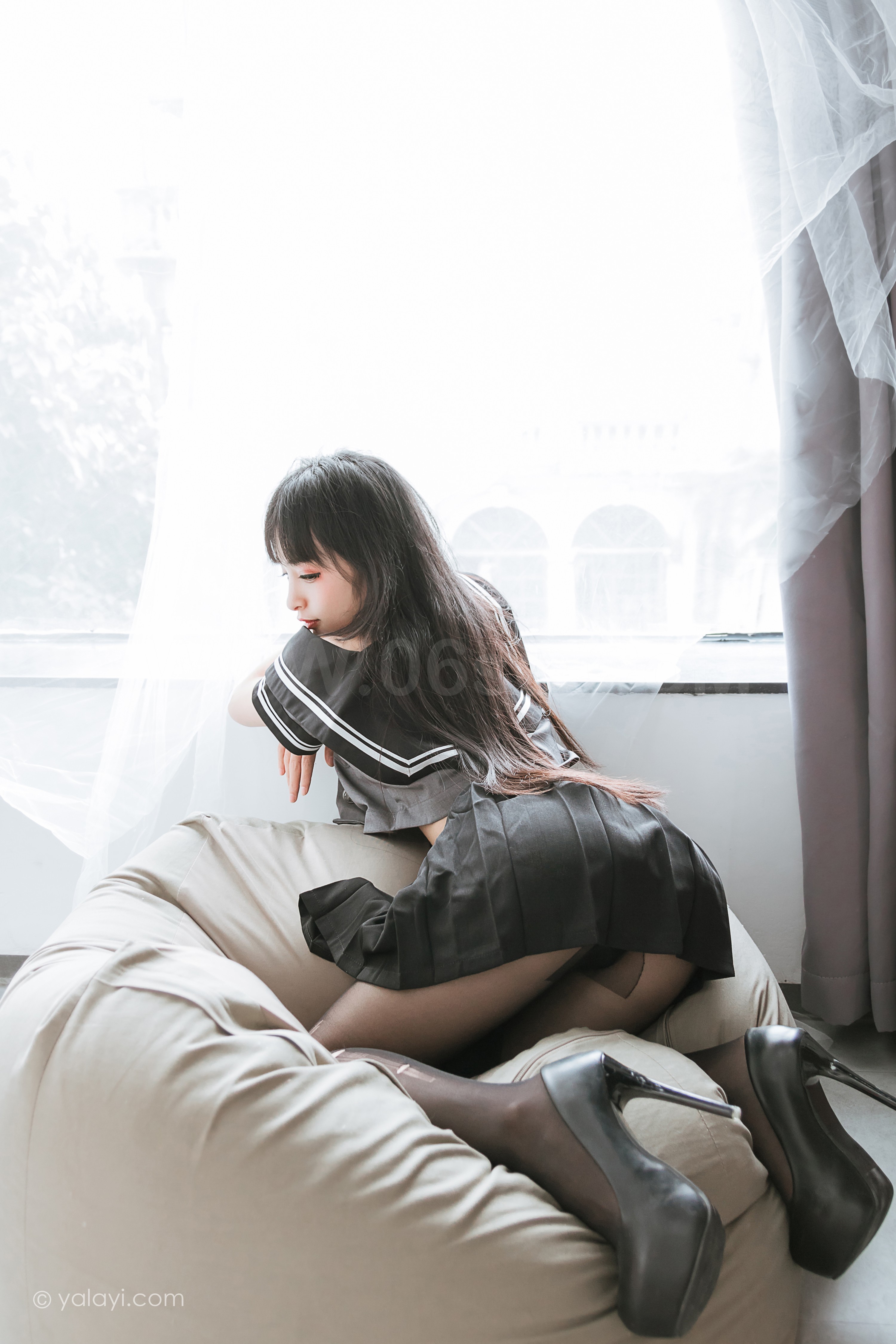 图片[35]-雅拉伊 – 艾丽《疯狂的jk学妹》[43P]-六色网