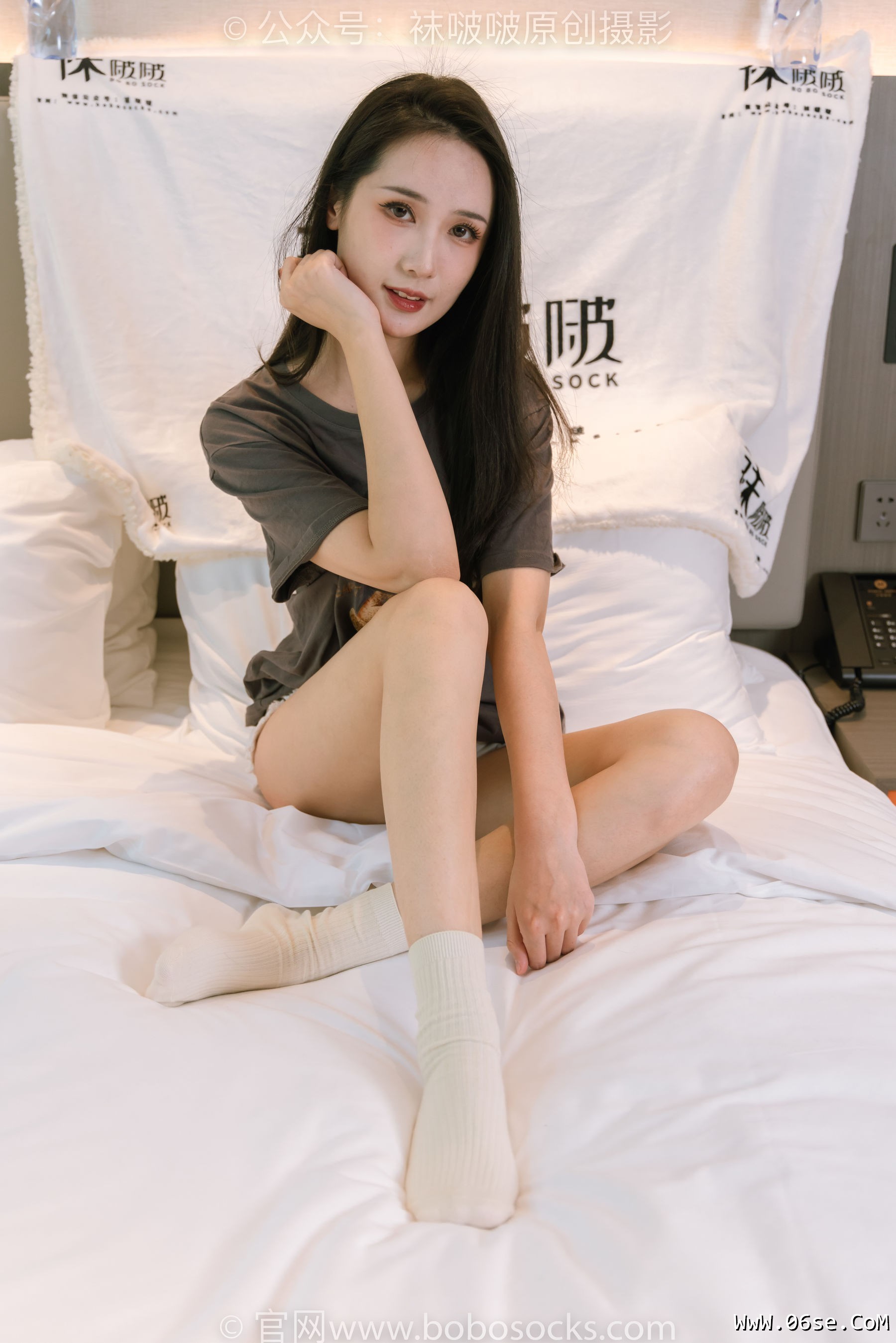 图片[98]-BoBoSocks袜啵啵 No.176 小安-运动鞋、白棉袜、裸足[139P]-六色网