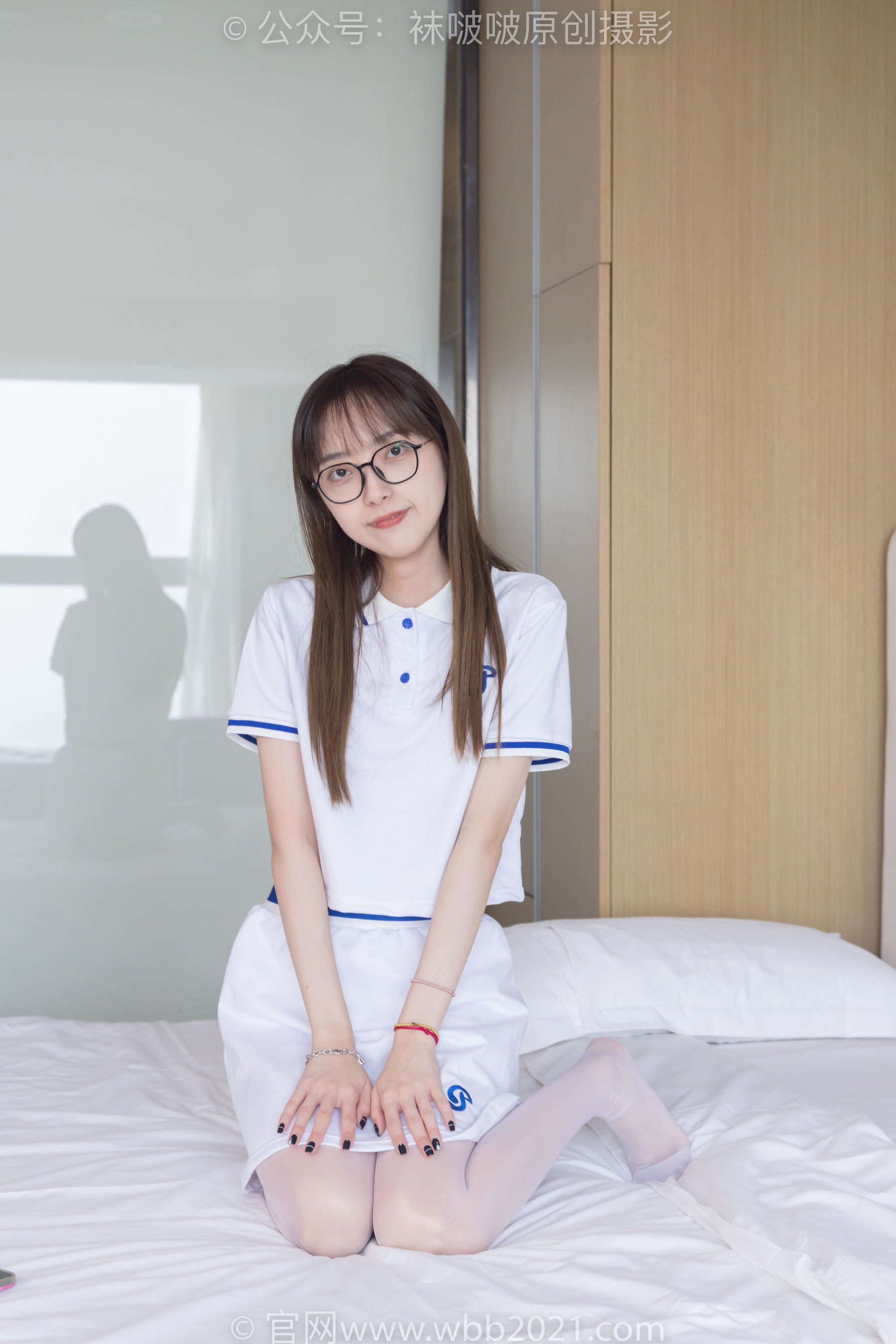 图片[139]-BoBoSocks袜啵啵 No.344 稚予 -板鞋、平底鞋、白丝[150P]-六色网