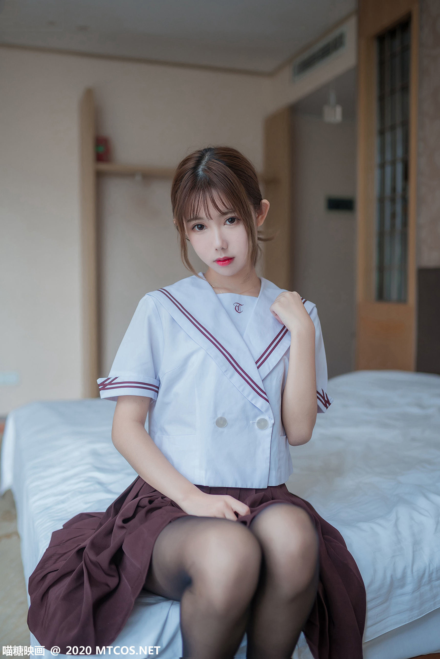 图片[43]-[喵糖映画] JKL.015 灰裙JK制服 [45P]-六色网