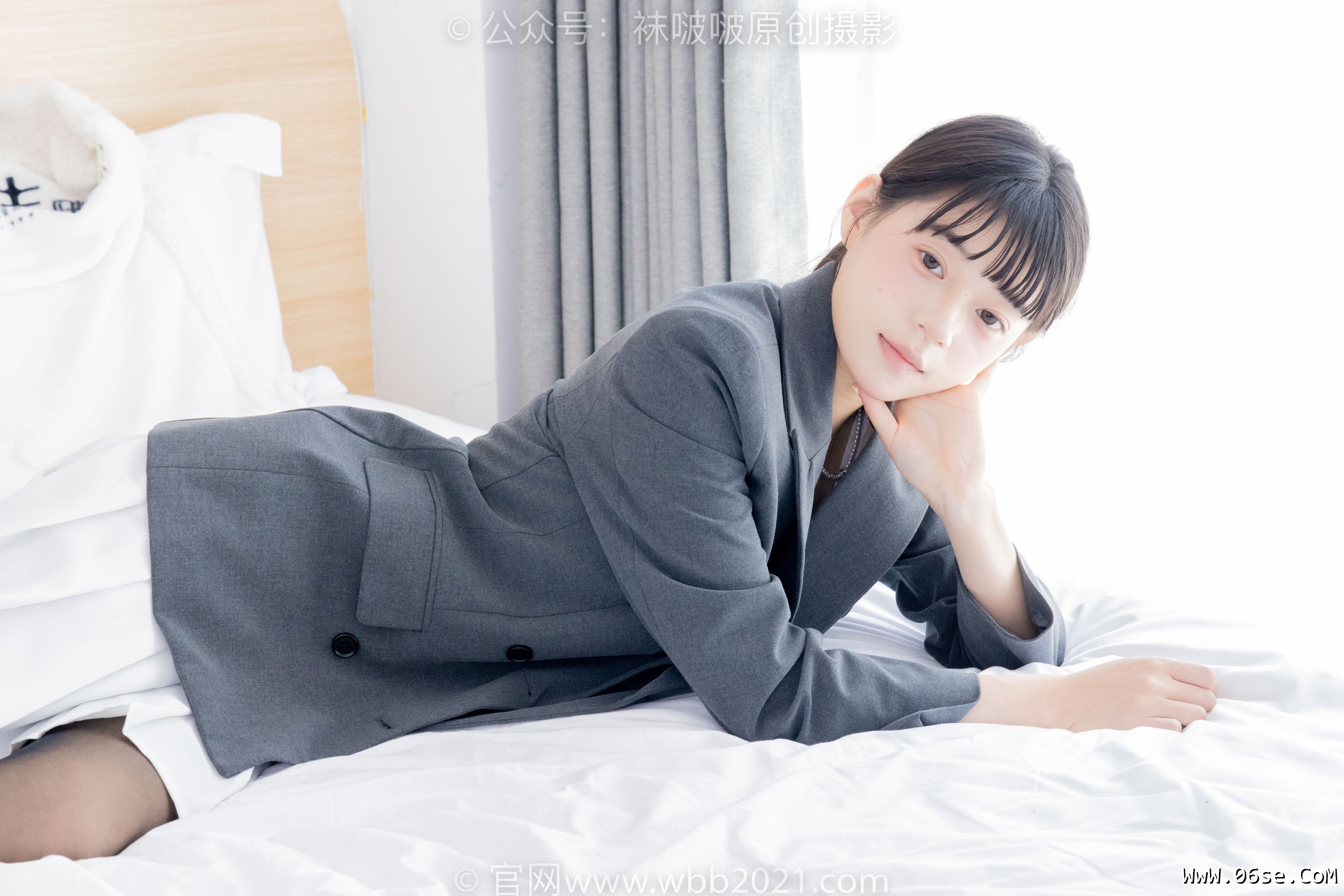 图片[26]-BoBoSocks袜啵啵 No.404 糯米 -板鞋、黑丝、ol风[145P]-六色网