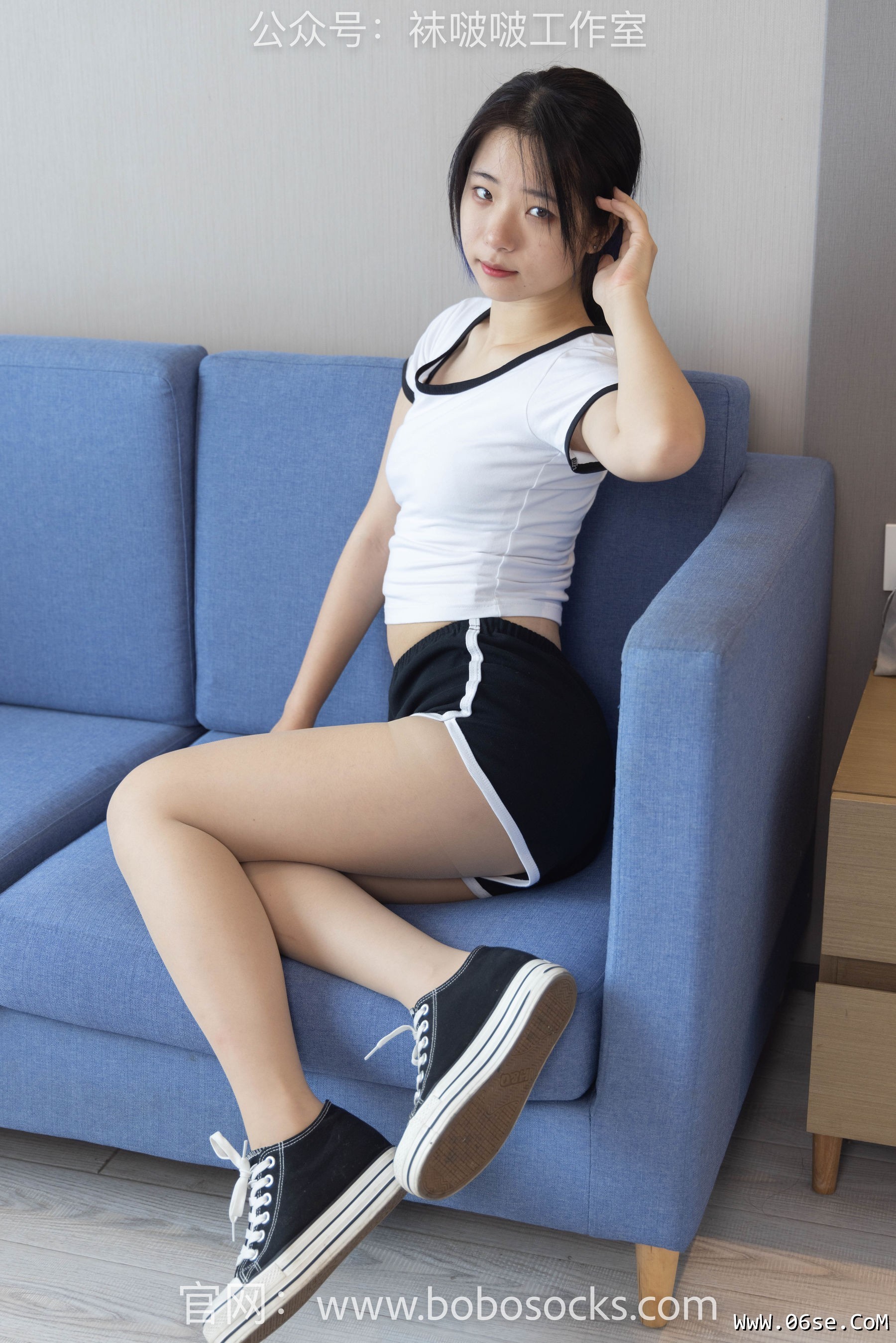 图片[48]-BoBoSocks袜啵啵 No.098 小淳-板鞋、肉丝[140P]-六色网