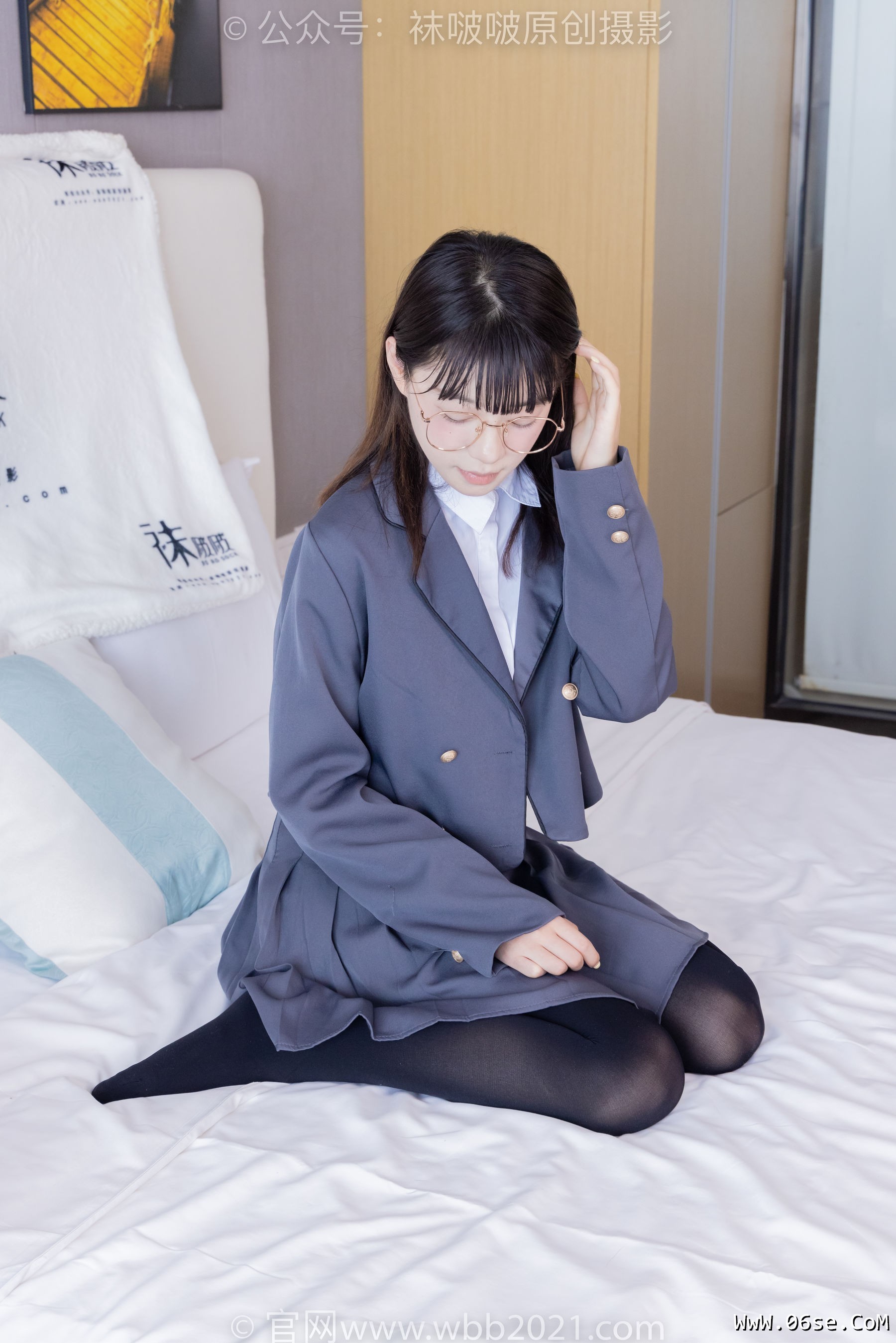 图片[112]-BoBoSocks袜啵啵 No.402 糯米 -皮鞋、厚黑丝、学院jk[140P]-六色网