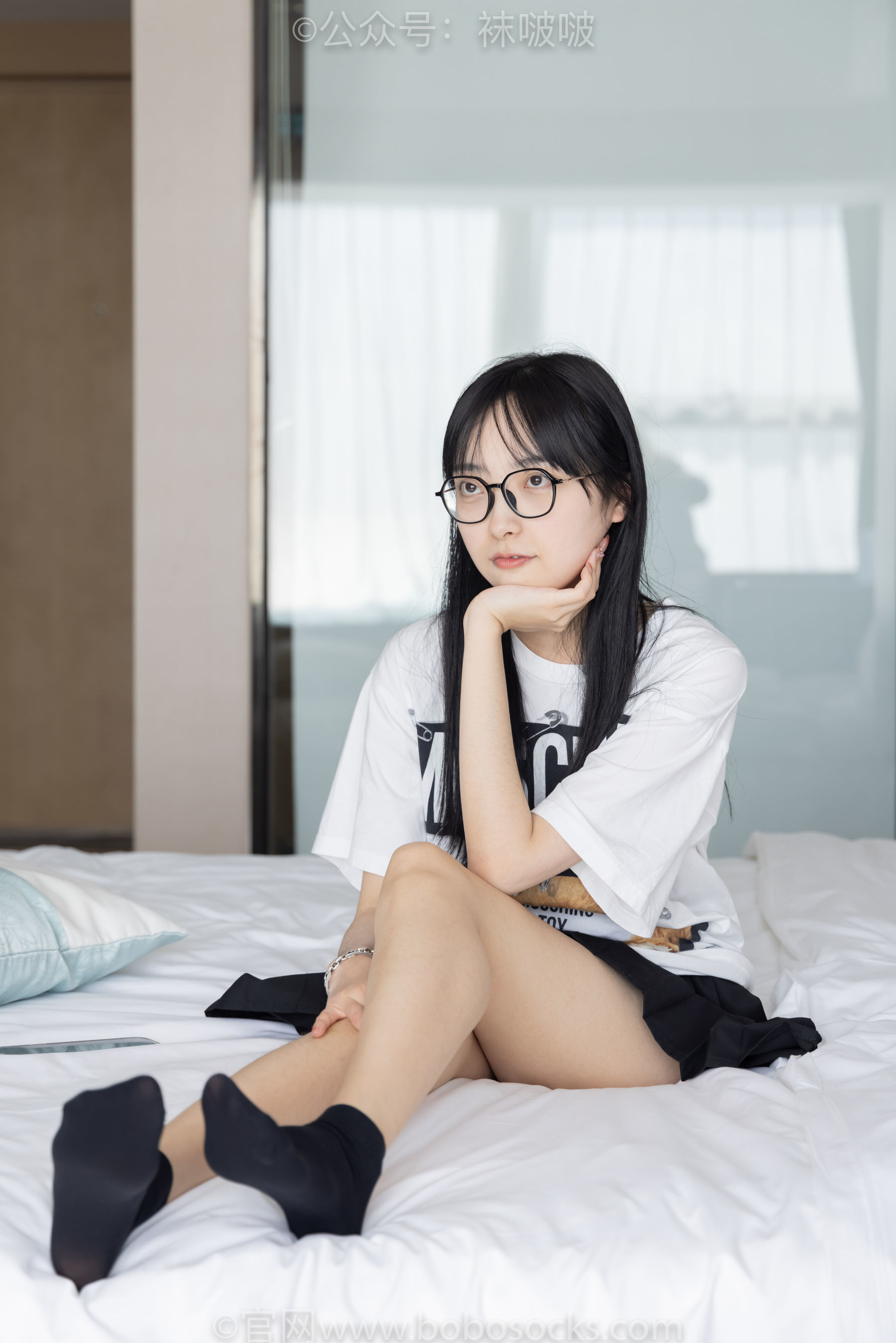 图片[53]-BoBoSocks袜啵啵 No.033 稚予-贝壳头、天鹅绒黑袜、天鹅绒白袜[154P]-六色网