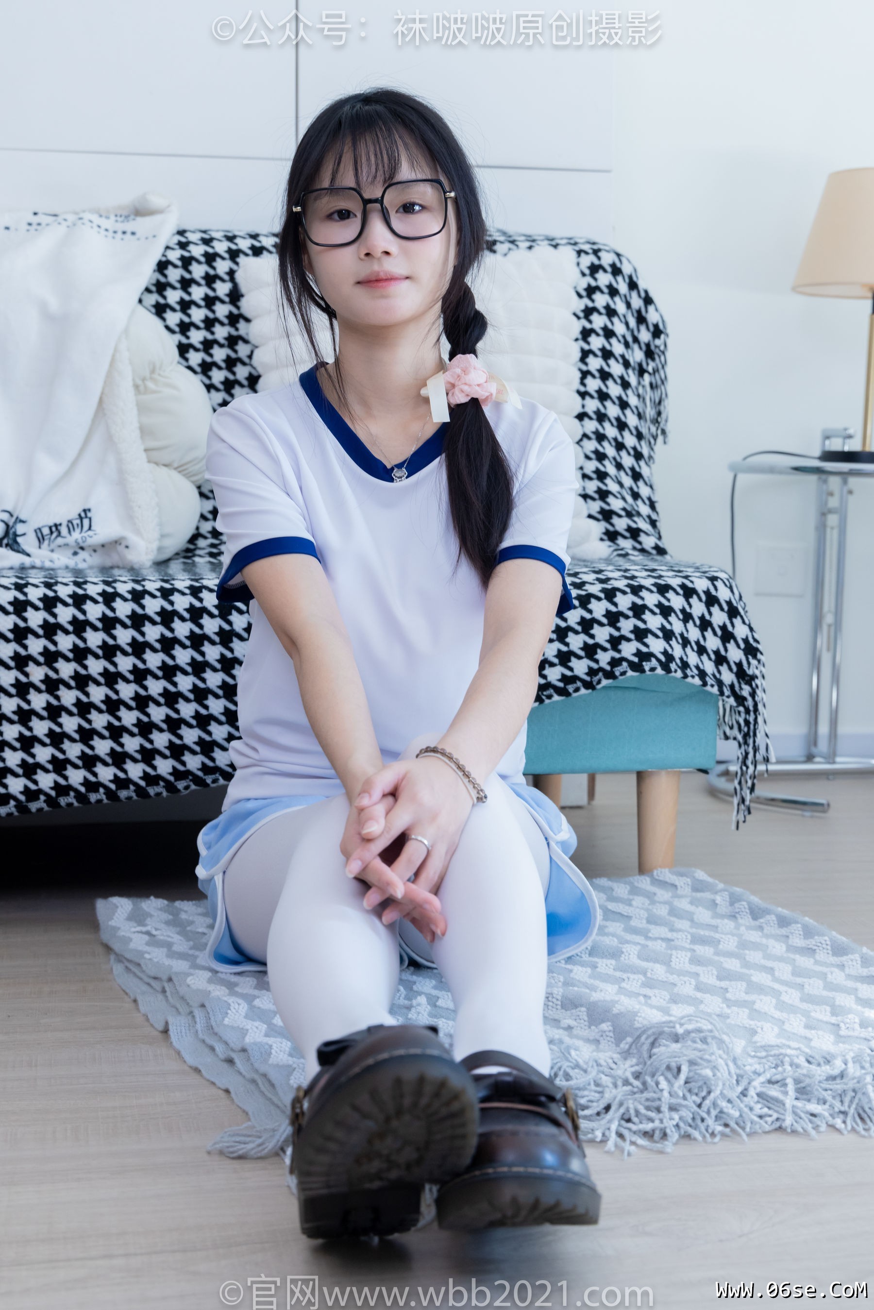 图片[84]-BoBoSocks袜啵啵 No.325 甜甜圈 -皮鞋、厚白丝[145P]-六色网