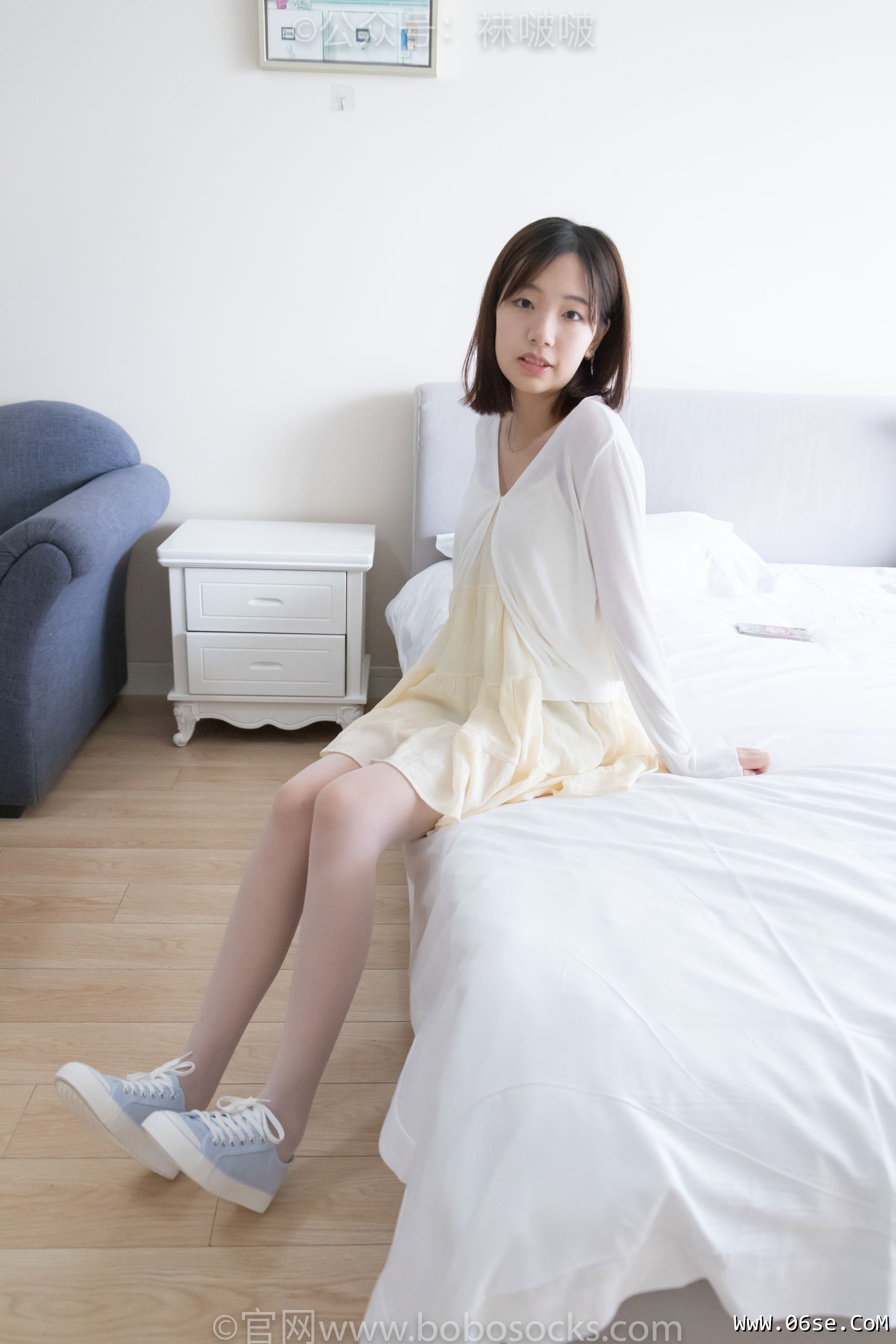 图片[131]-BoBoSocks袜啵啵 No.005 小甜豆-帆布鞋、薄白丝[133P]-六色网